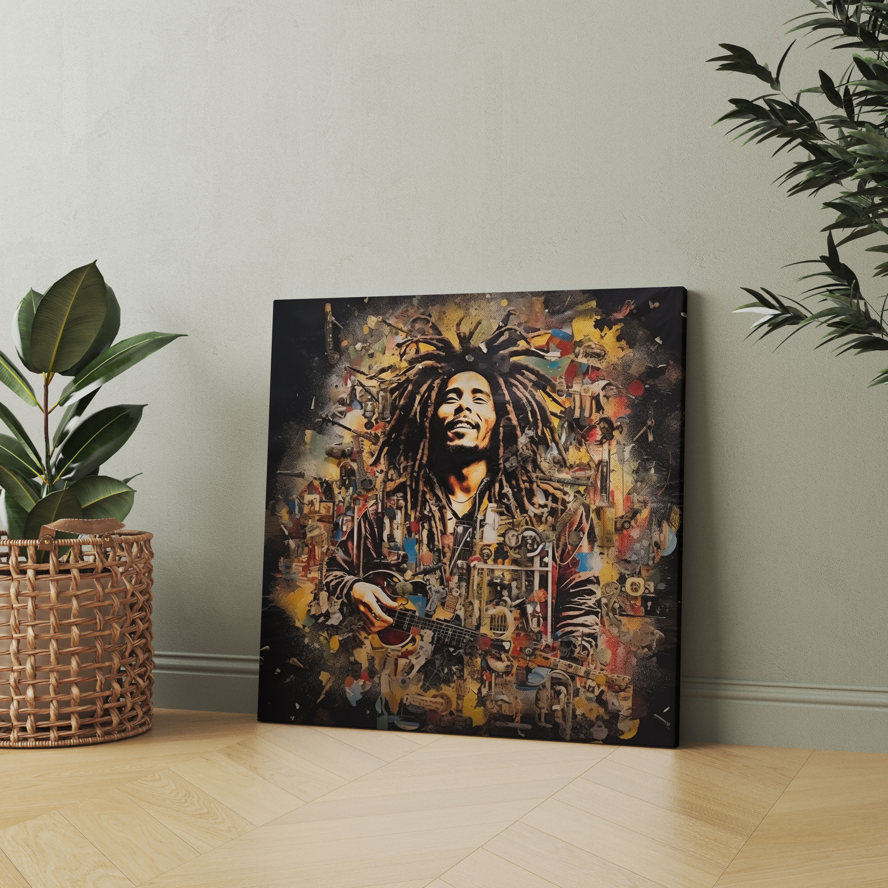 Bob Marley Album Covers Canvas Print - Bob Marley, Wall Art, Canvas Print, Canvas
