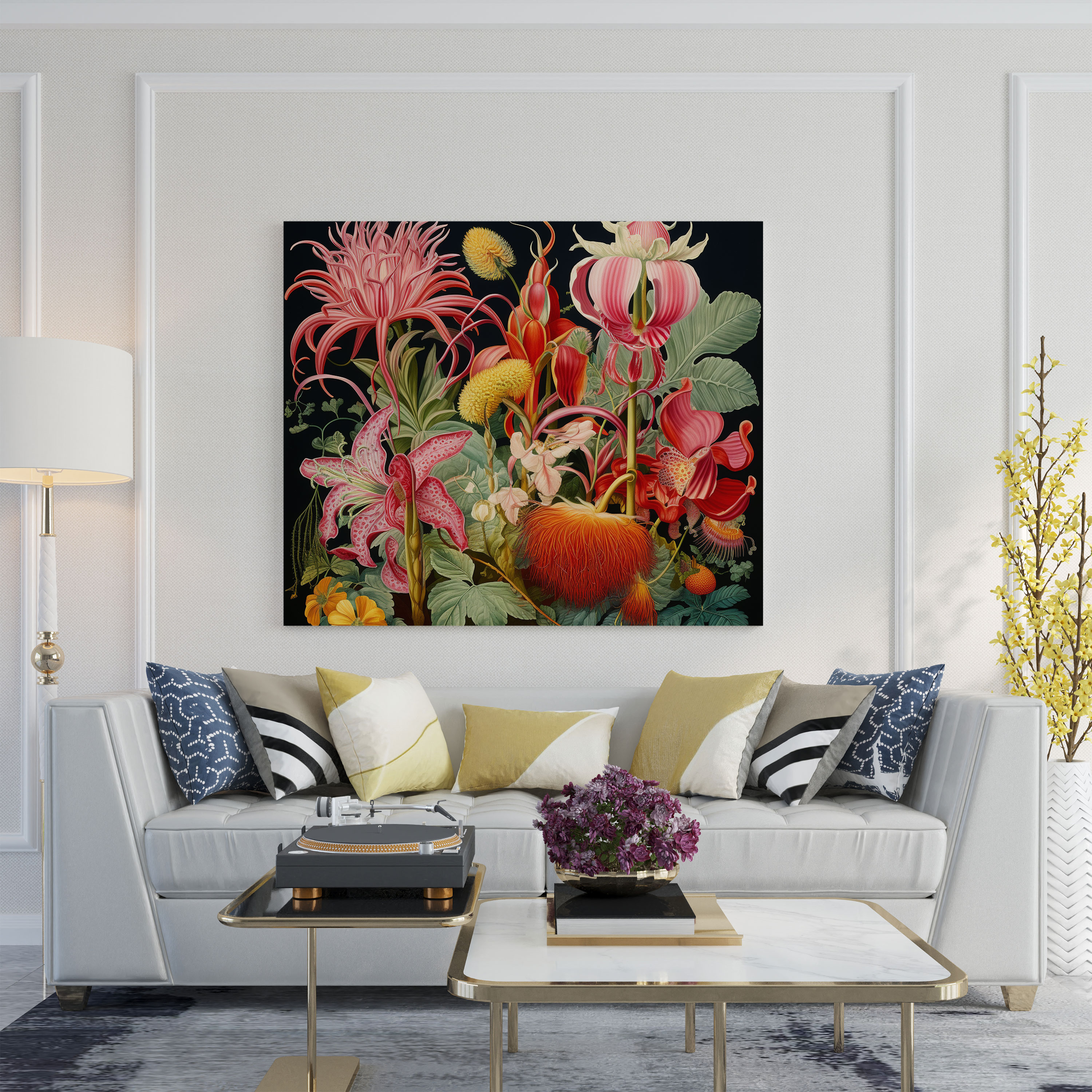 Bohemian Botanical Canvas Print - Bohemian, Canvas, Canvas Print, Bohemian