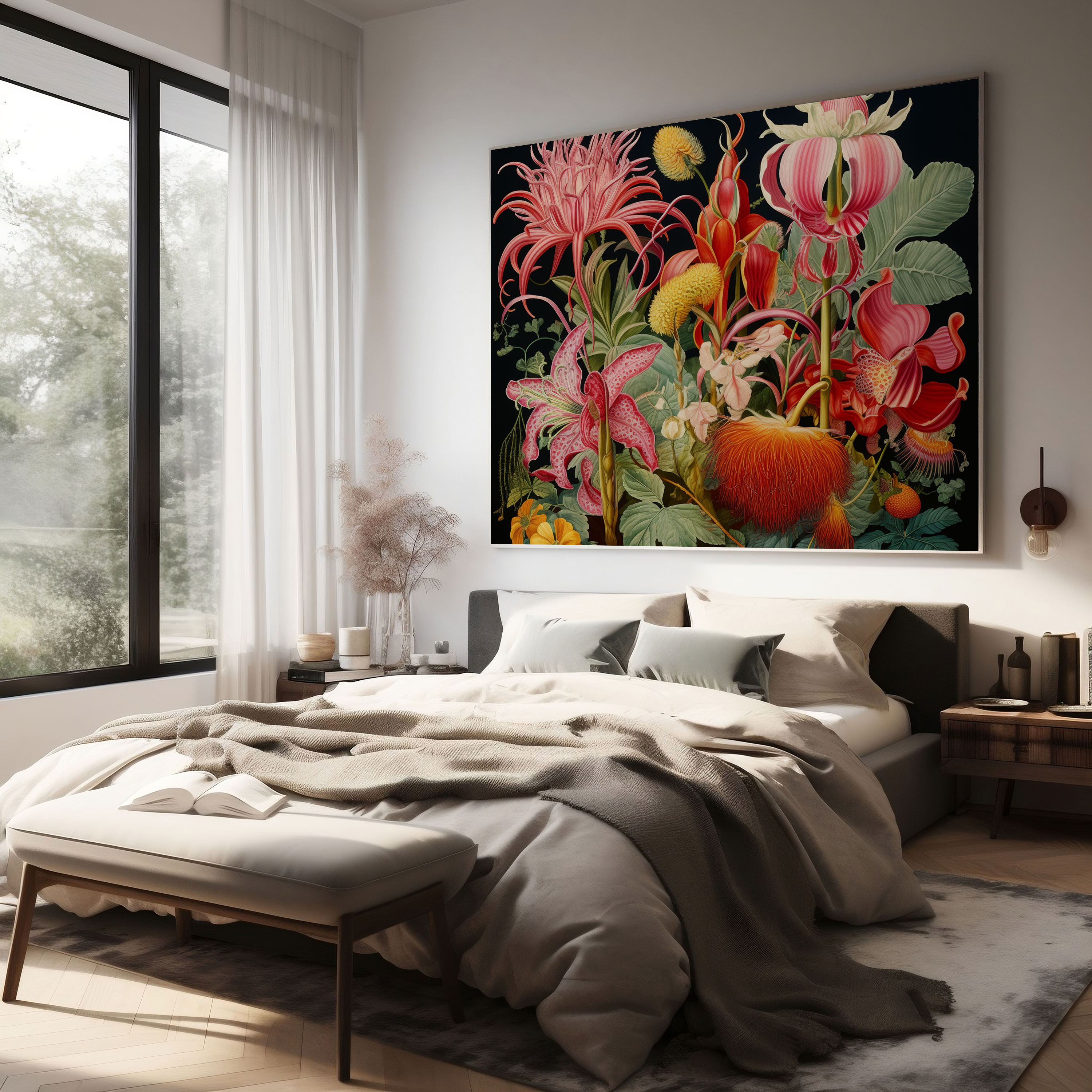Bohemian Botanical Canvas Print - Bohemian, Canvas, Canvas Print, Bohemian