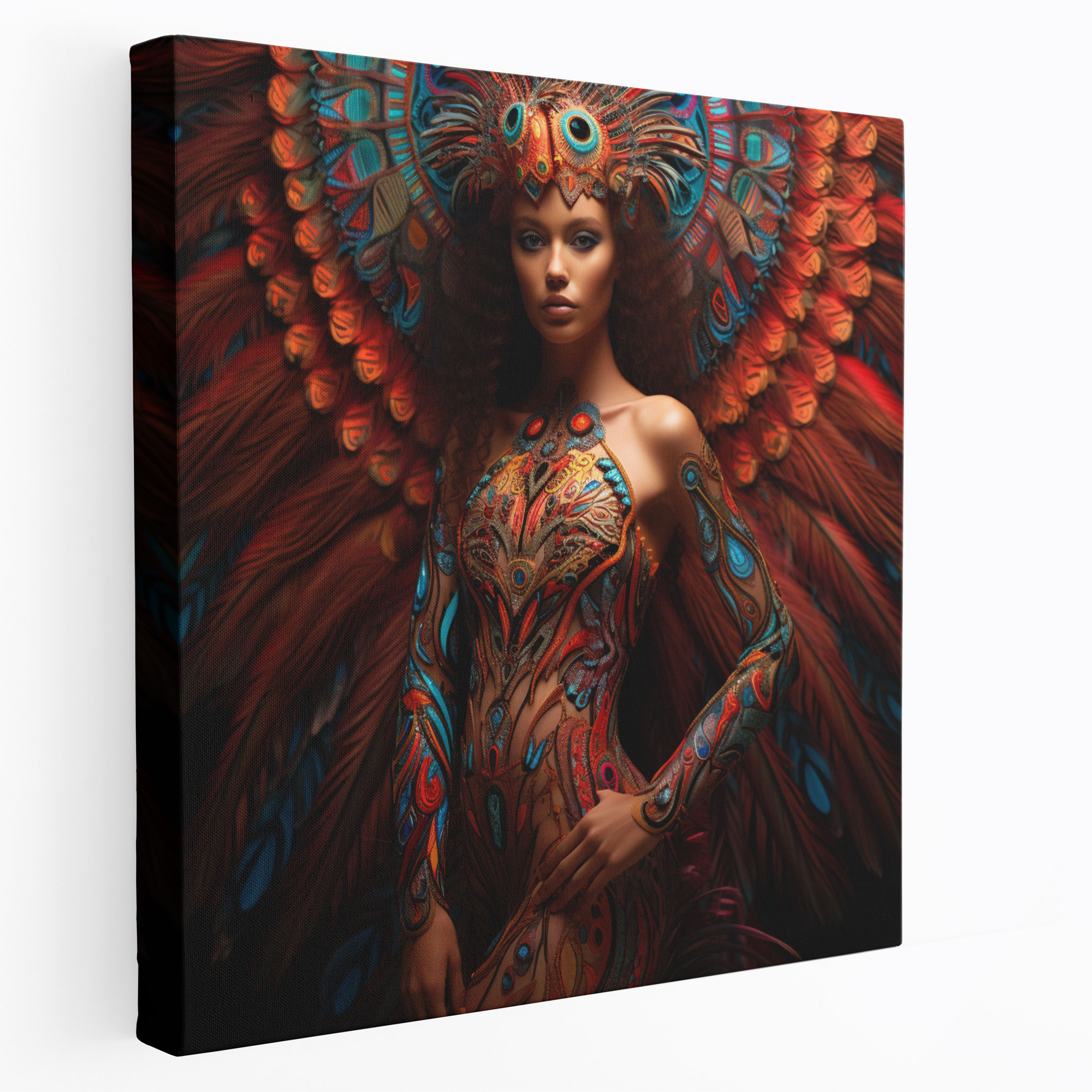 Bohemian Tribal Canvas Print - Bohemian, Mysterious, Ambiance, Home Decoration