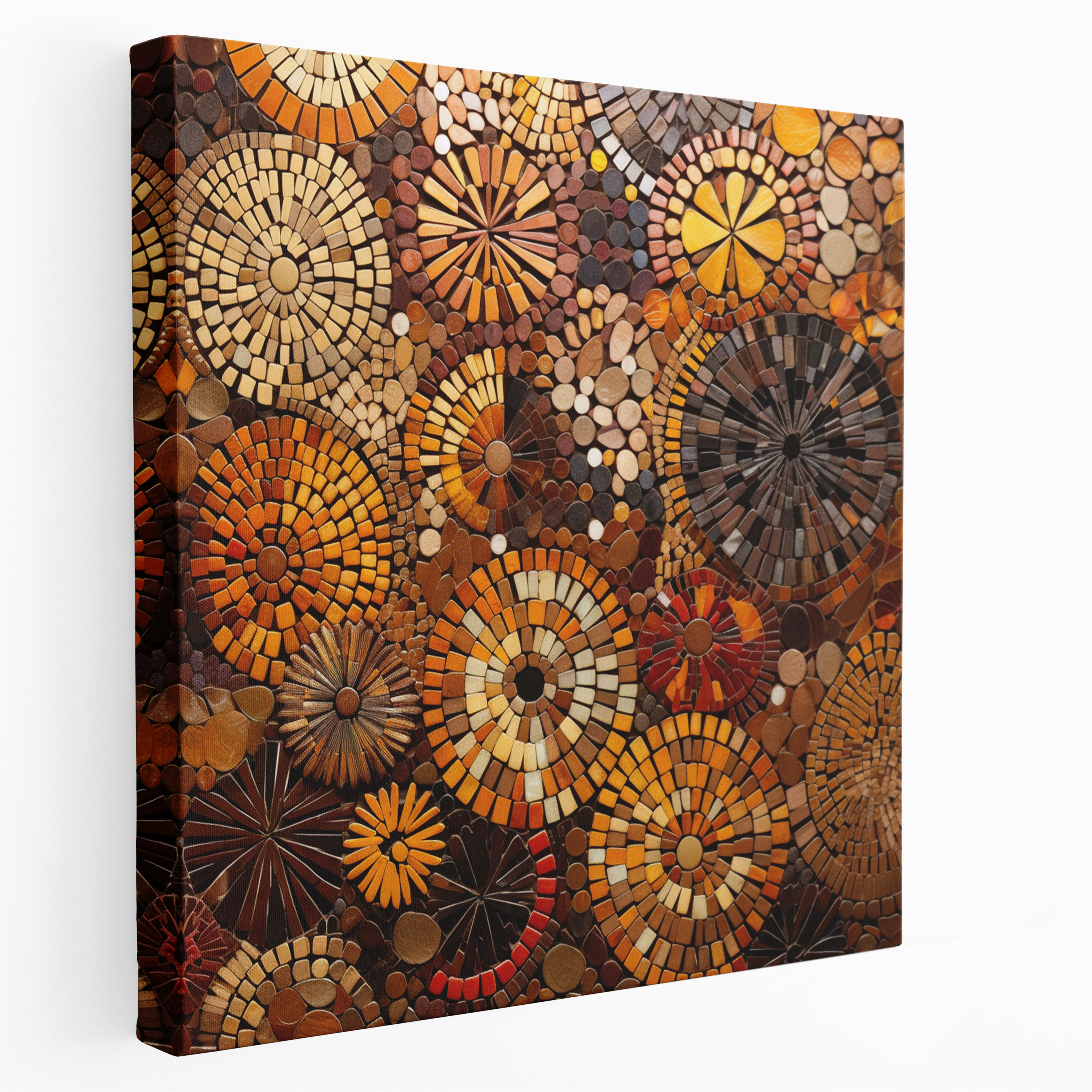 Bohemian Mosaic Canvas Print - Bohemian, Canvas Wall Art, Wall Decoration, Home Decoration