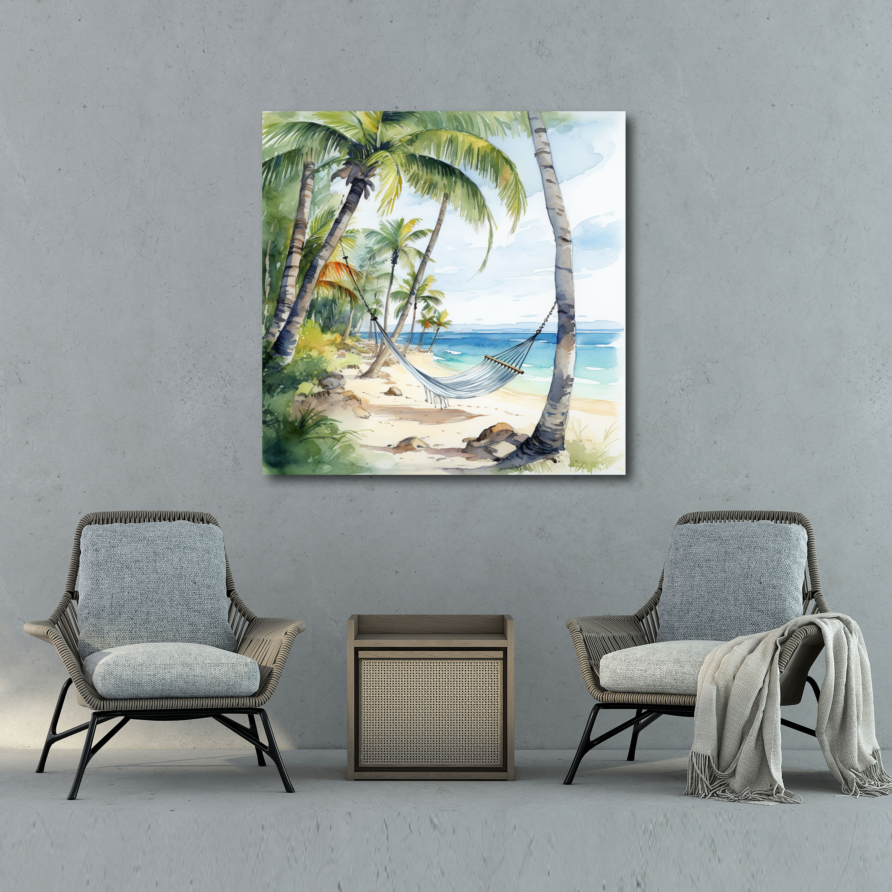 Bohemian Beach Canvas Print - Bohemian, Canvas Wall Art, Canvas Print, Bohemian Beach
