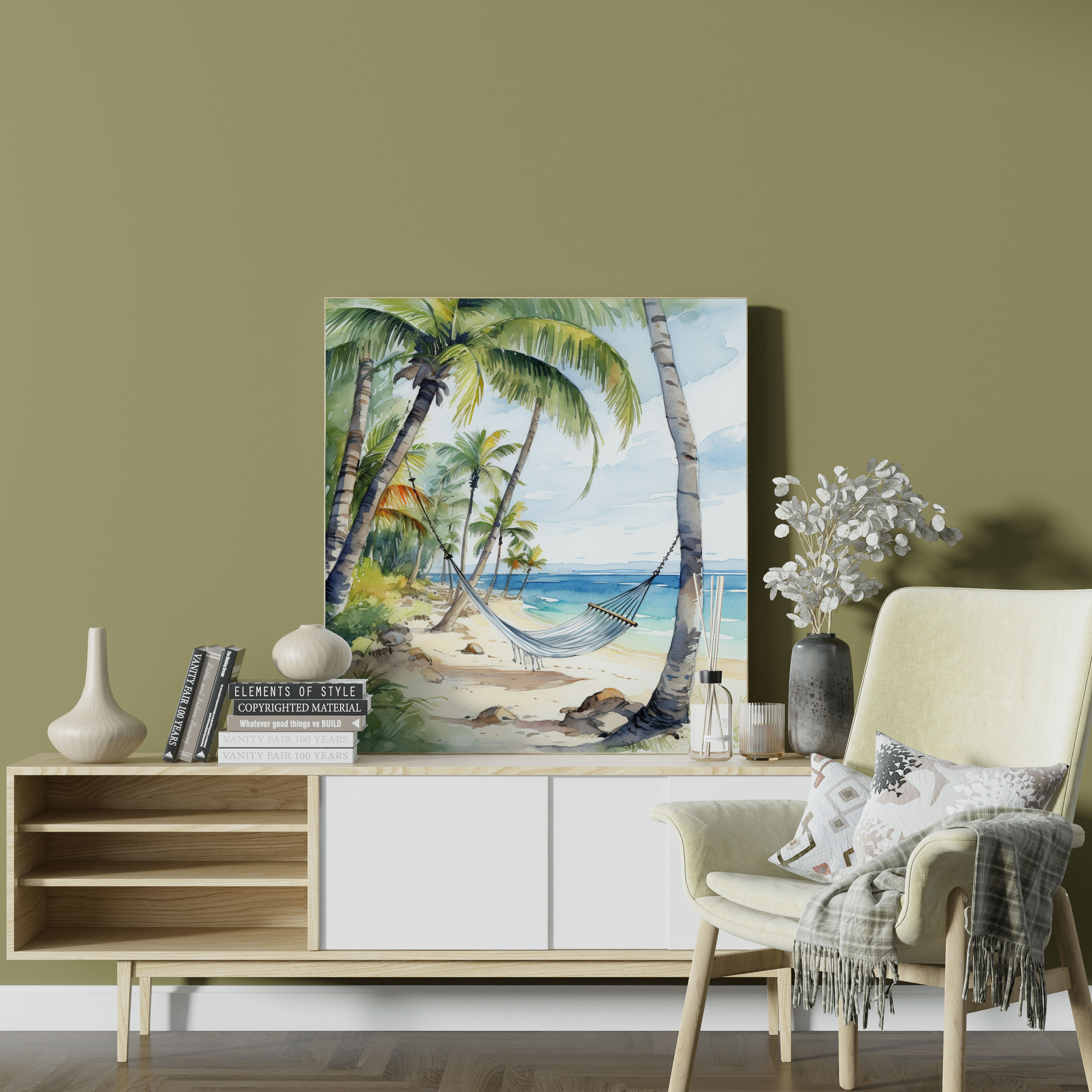 Bohemian Beach Canvas Print - Bohemian, Canvas Wall Art, Canvas Print, Bohemian Beach