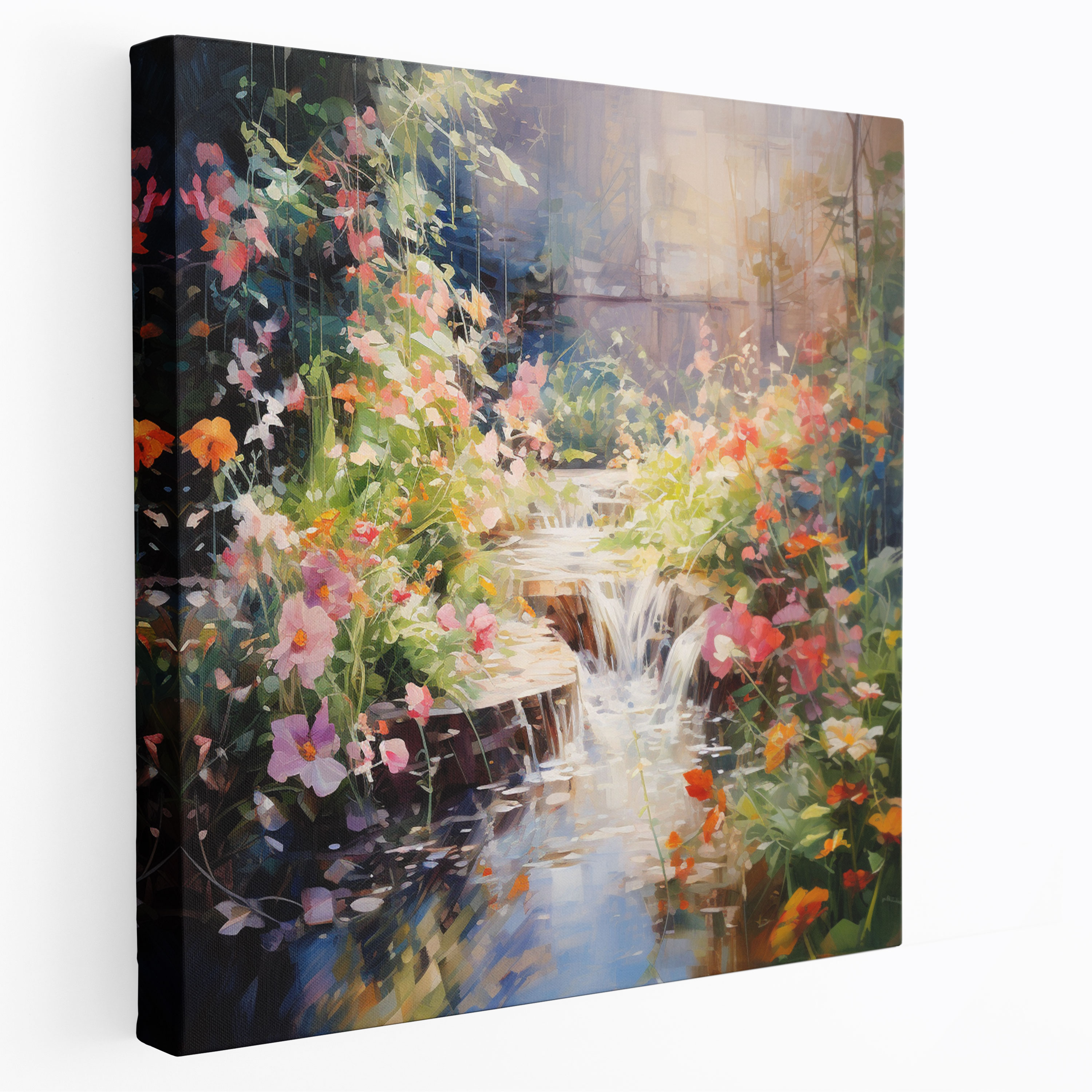 Bohemian Garden Canvas Print - Bohemian, Wall Decoration, Bohemian Garden Canvas Print, Canvas Print