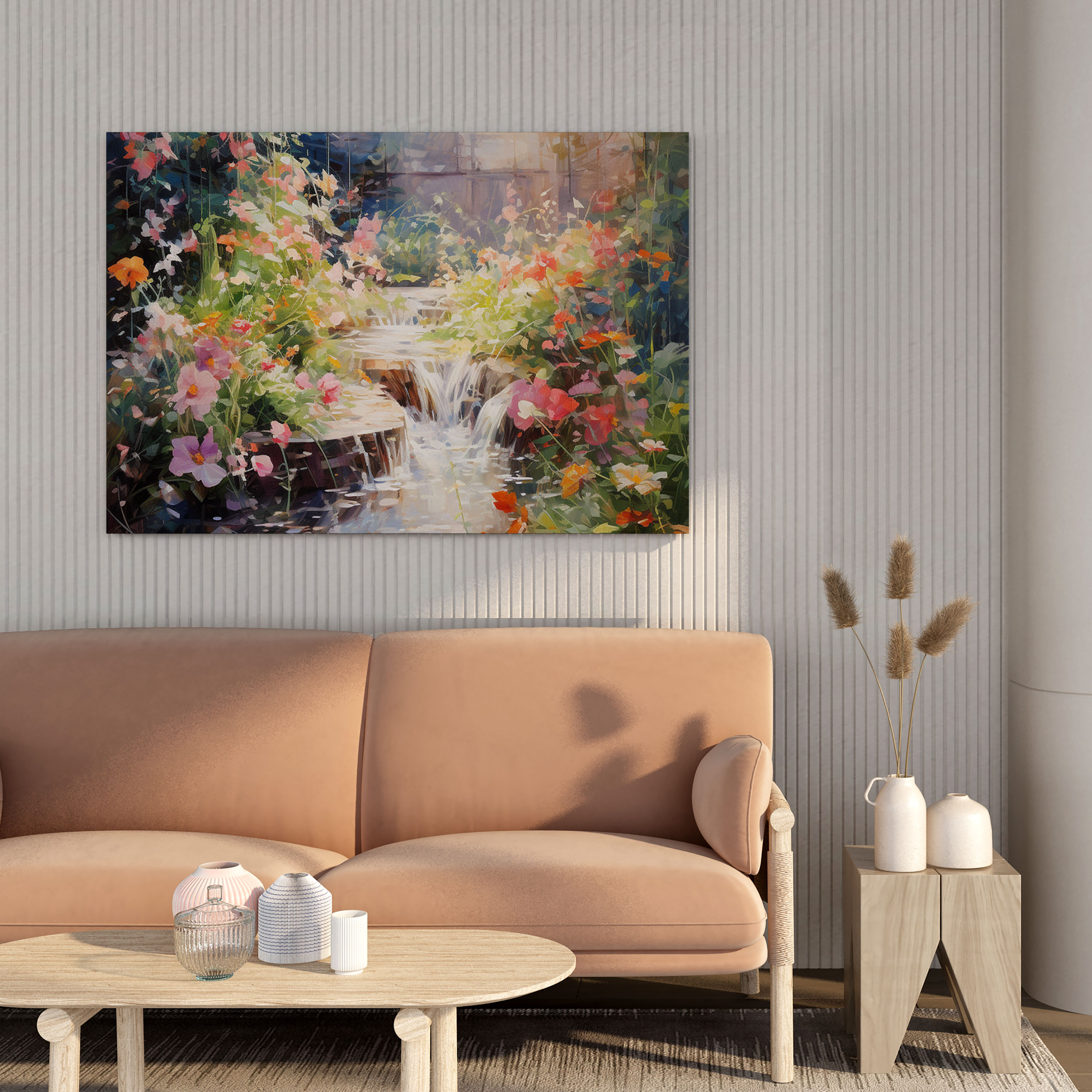 Bohemian Garden Canvas Print - Bohemian, Wall Decoration, Bohemian Garden Canvas Print, Canvas Print