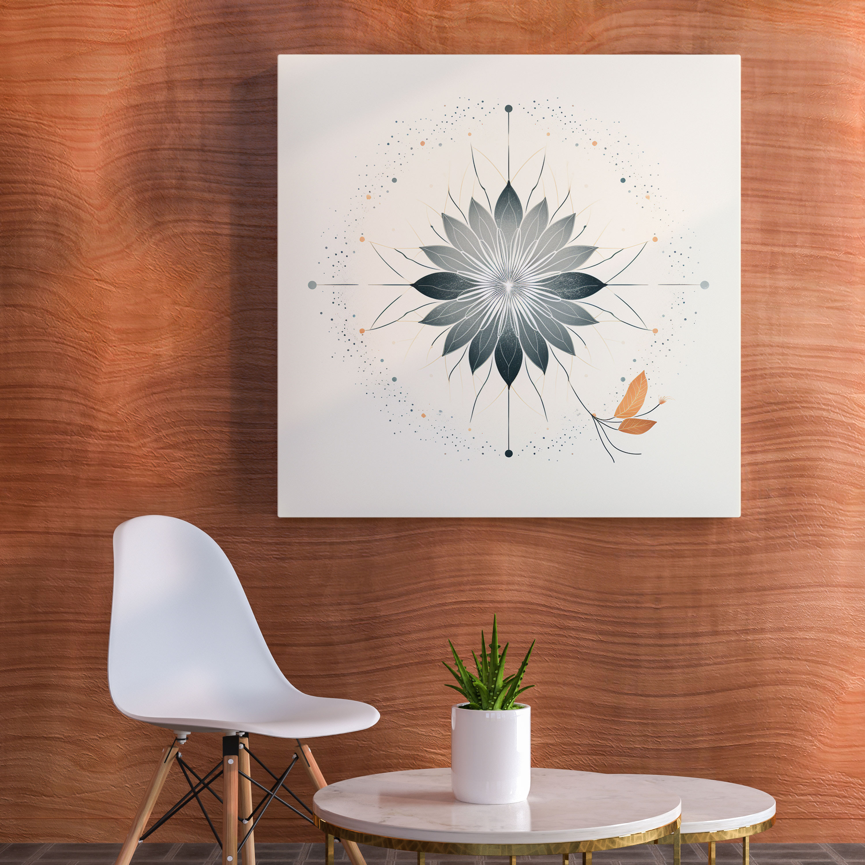 Bohemian Mandala Canvas Print - Bohemian, Bohemian Mandala, Wall Art, Bohemian Mandala Canvas Print