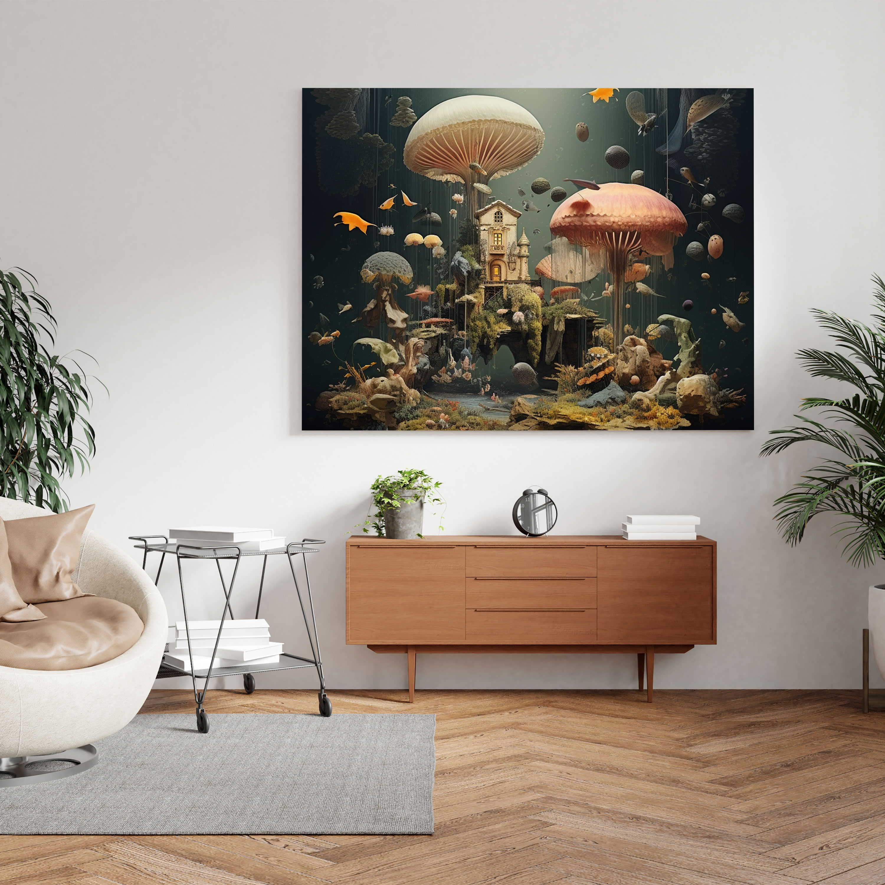 Bohemian Dreamscape Canvas Print - Bohemian, Canvas, Wall Decoration, Canvas Wall Art