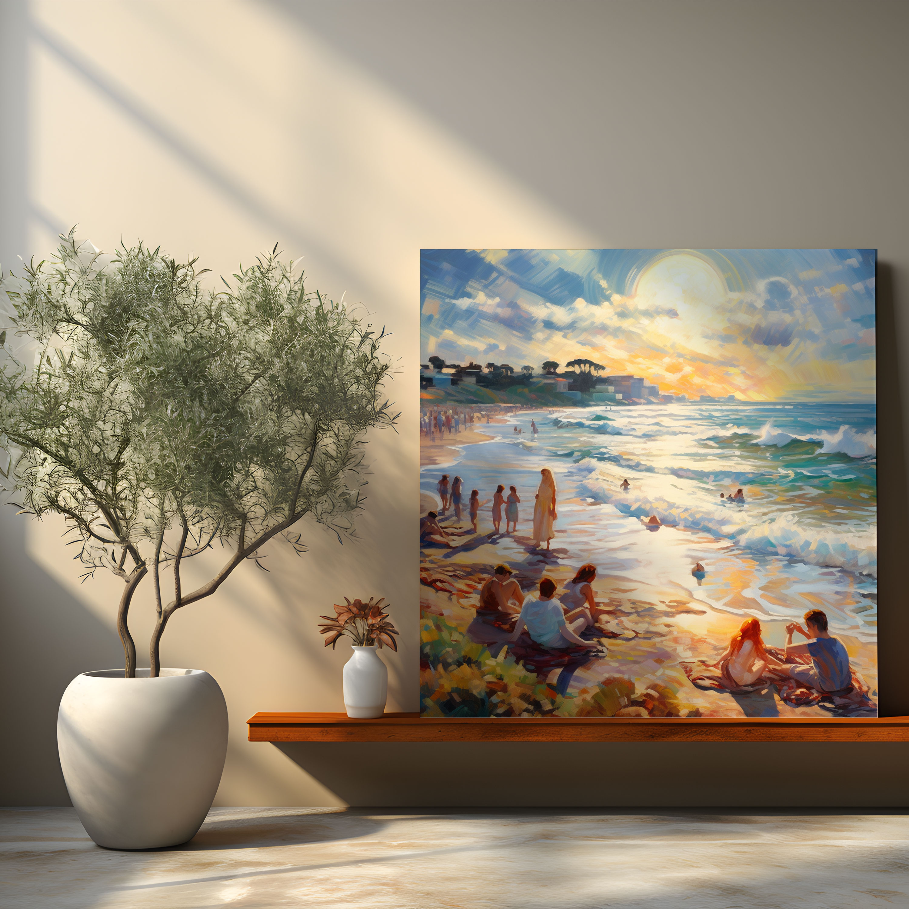 Bohemian Beach Canvas Print - Bohemian, Home Decoration, Sun-Kissed, Canvas Wall Art