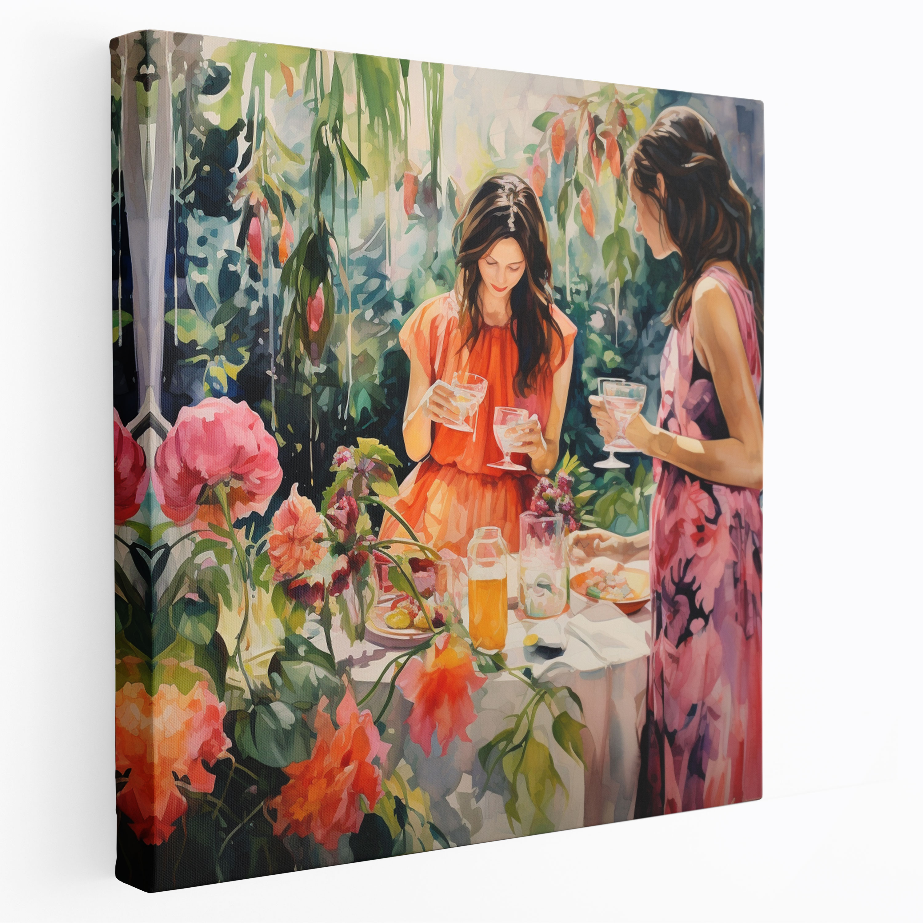 Bohemian Garden Party Canvas Print - Bohemian, Bohemian, Garden Party, Canvas Print