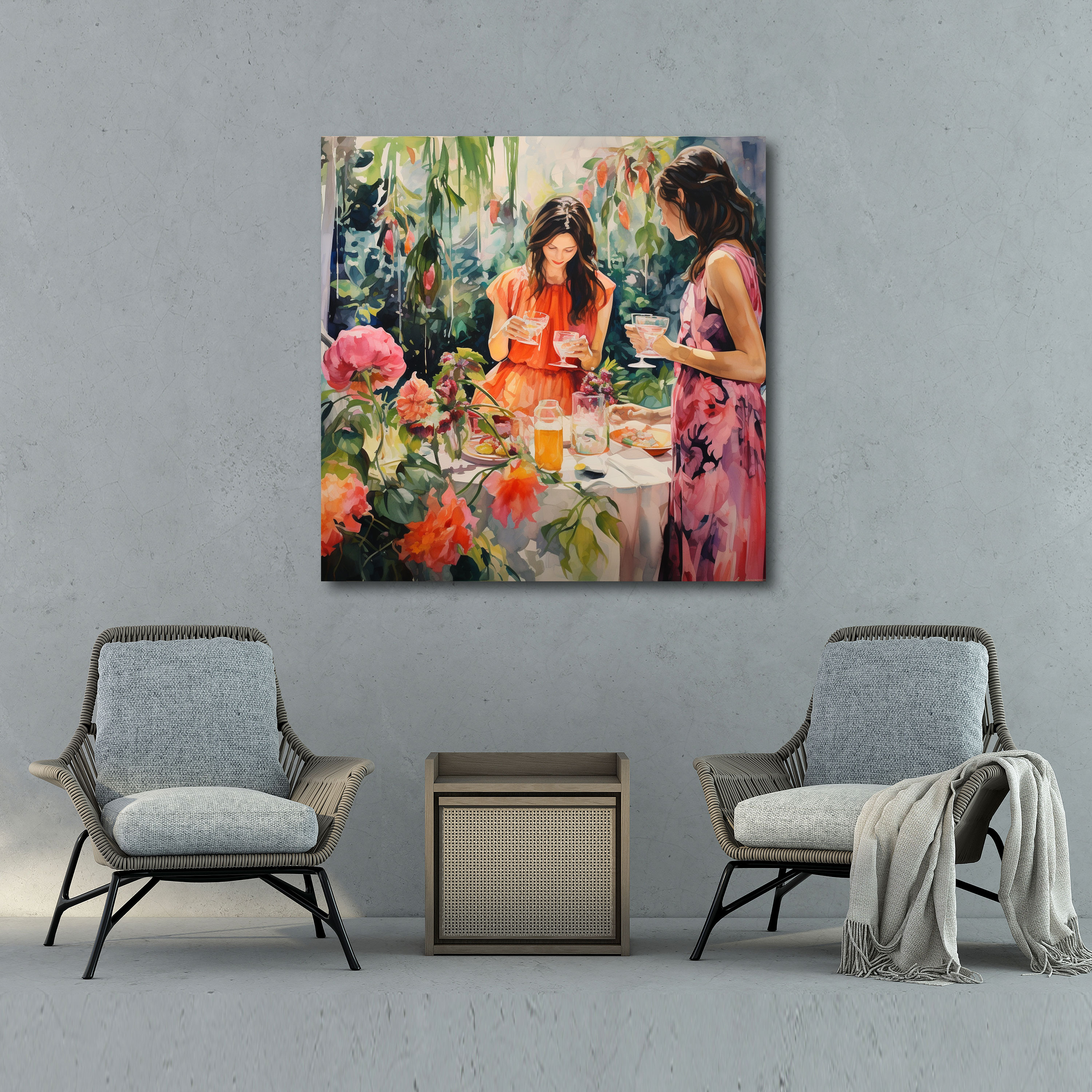 Bohemian Garden Party Canvas Print - Bohemian, Bohemian, Garden Party, Canvas Print