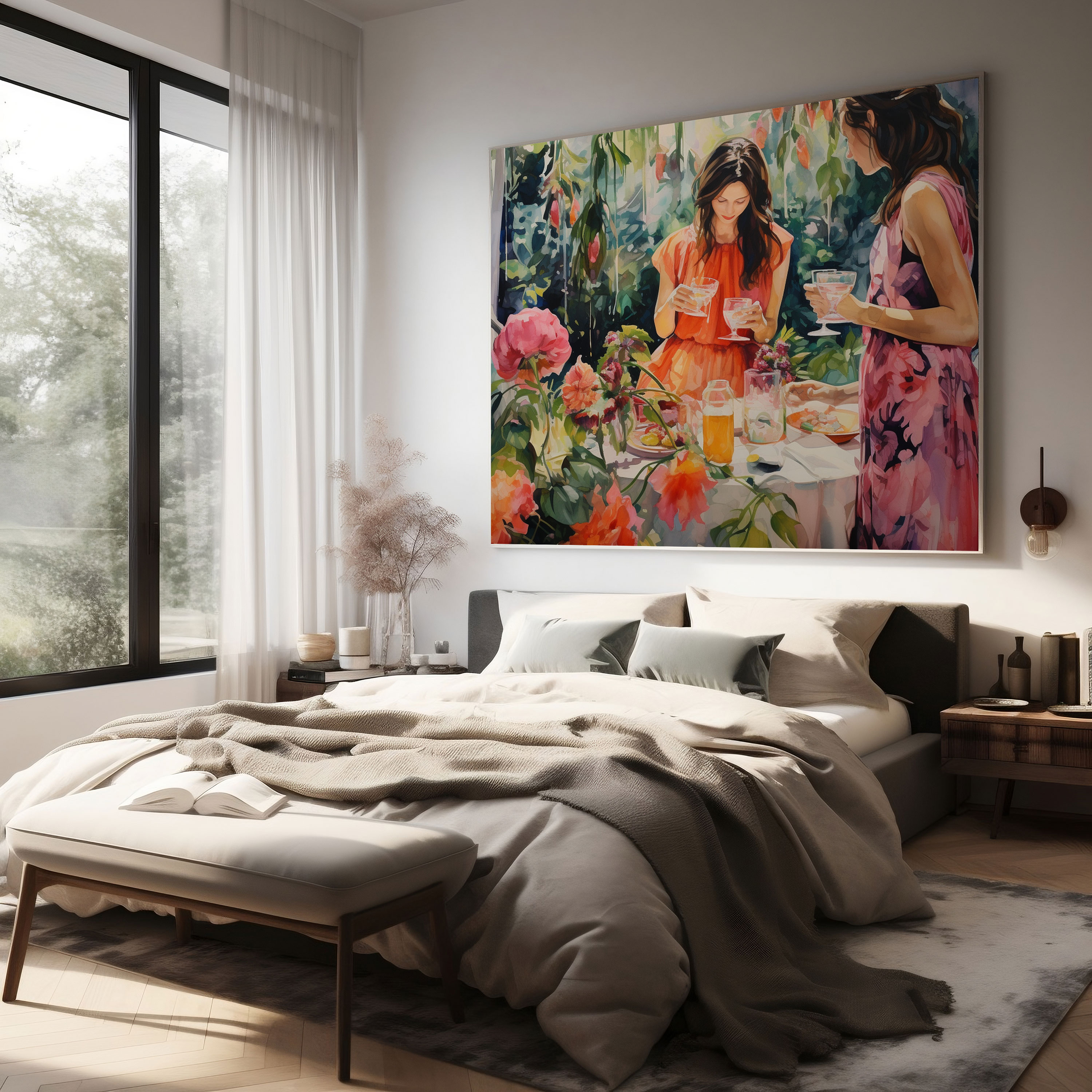 Bohemian Garden Party Canvas Print - Bohemian, Bohemian, Garden Party, Canvas Print