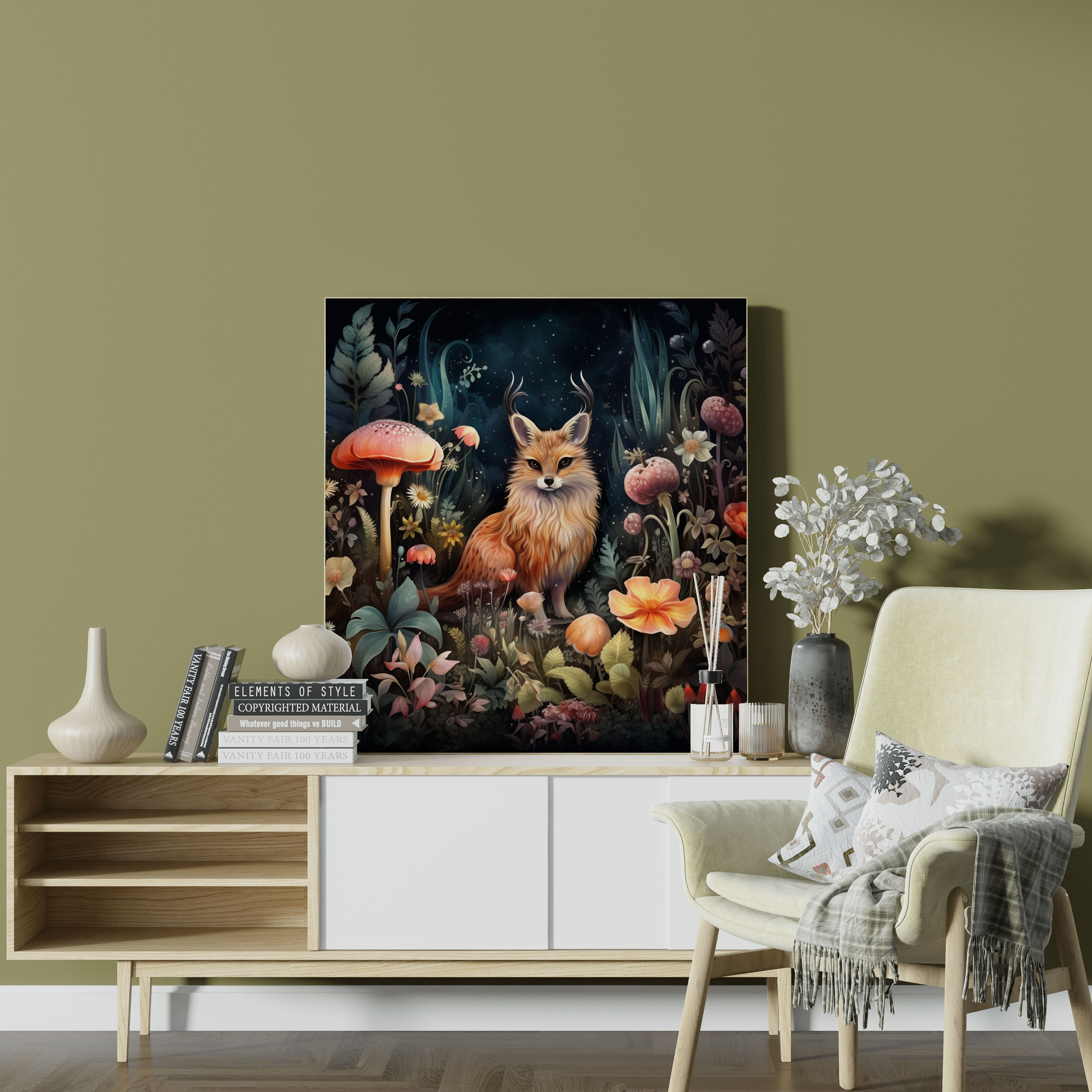 Bohemian Enchanted Forest Canvas Print - Bohemian, Bohemian, Canvas Print, Home Decoration