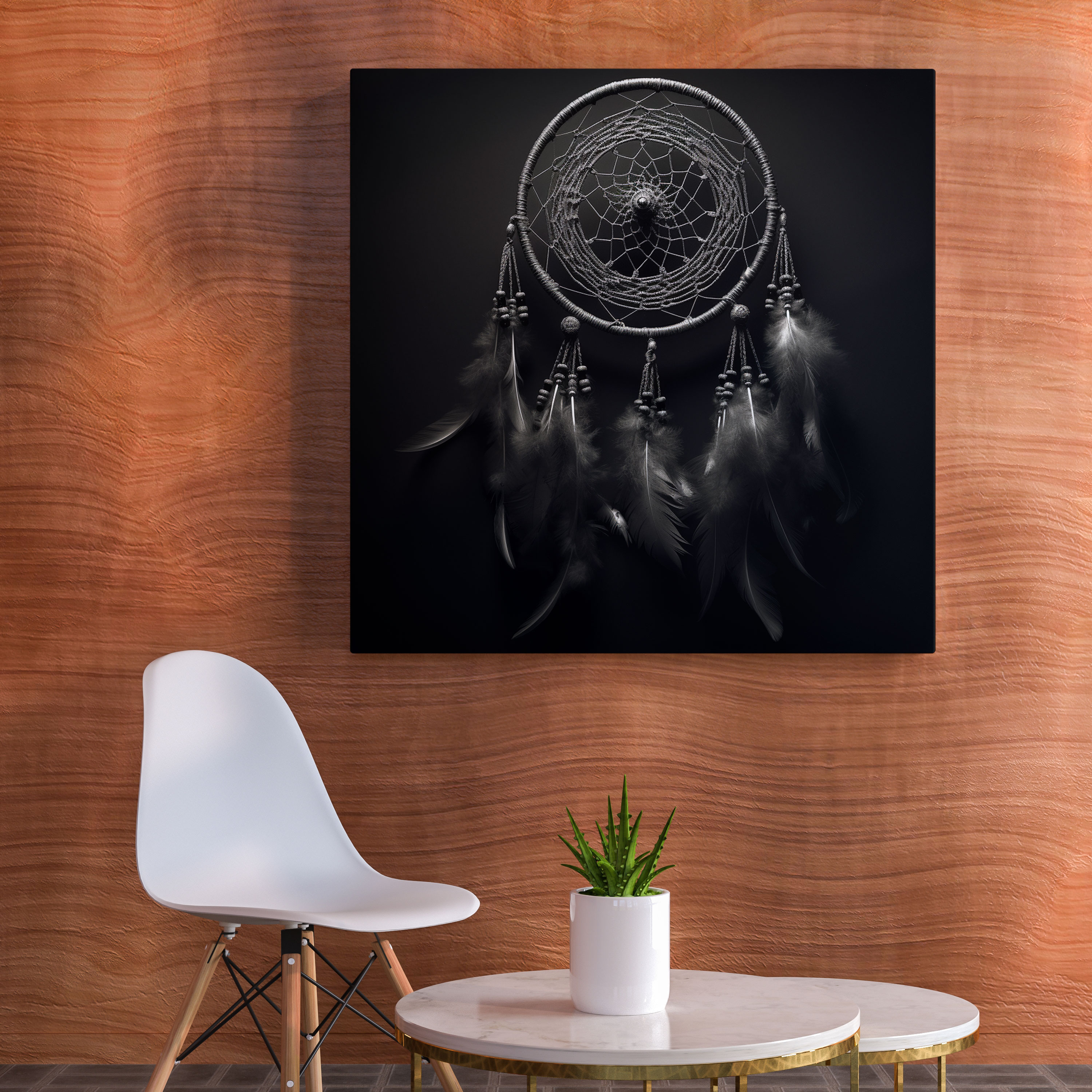 Bohemian Dreamcatcher Beauty Canvas Print - Bohemian, Canvas Wall Art, Wall Art, Dreamcatcher