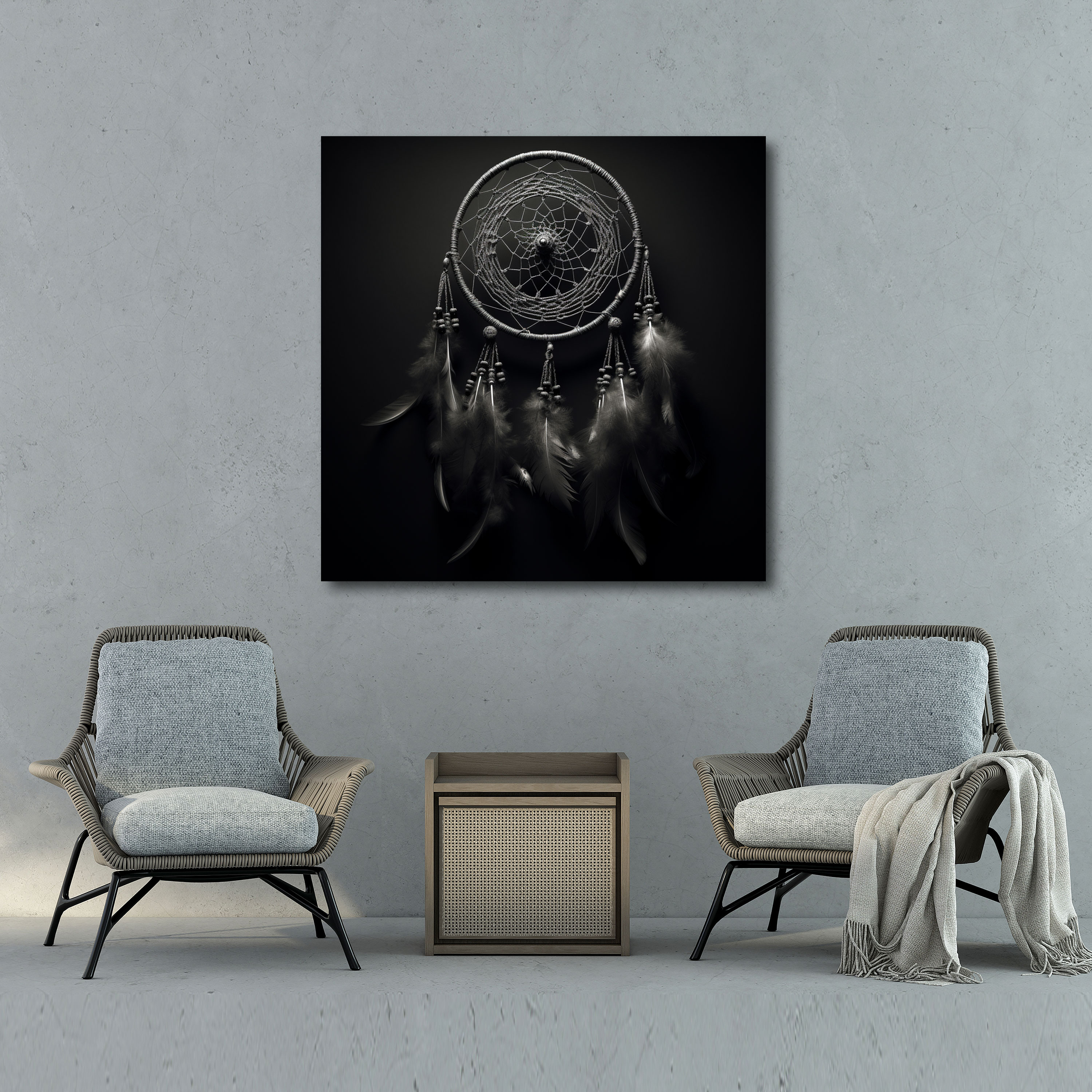 Bohemian Dreamcatcher Beauty Canvas Print - Bohemian, Canvas Wall Art, Wall Art, Dreamcatcher