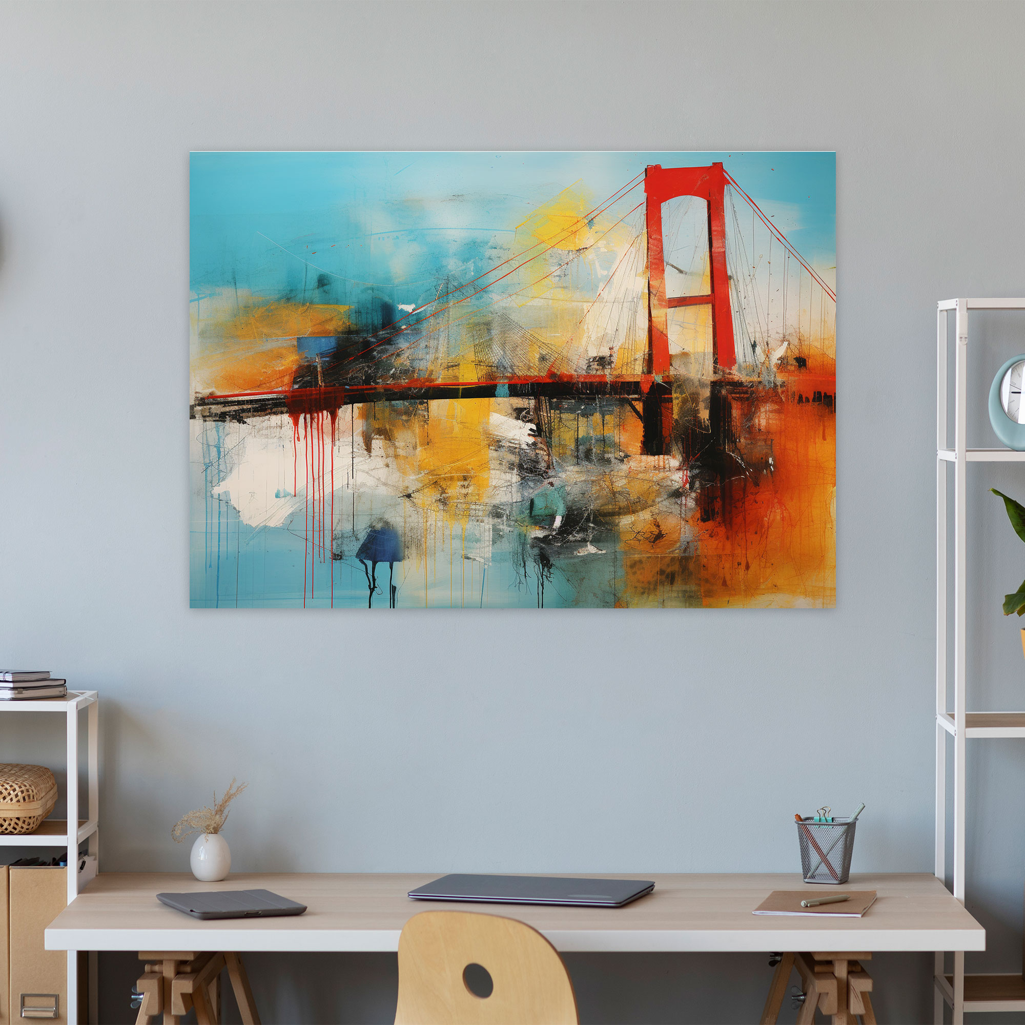Bosphorus Bridge Wall Art - Bosphorus Bridge, Canvas Wall Art, Various Materials, Bosphorus Bridge