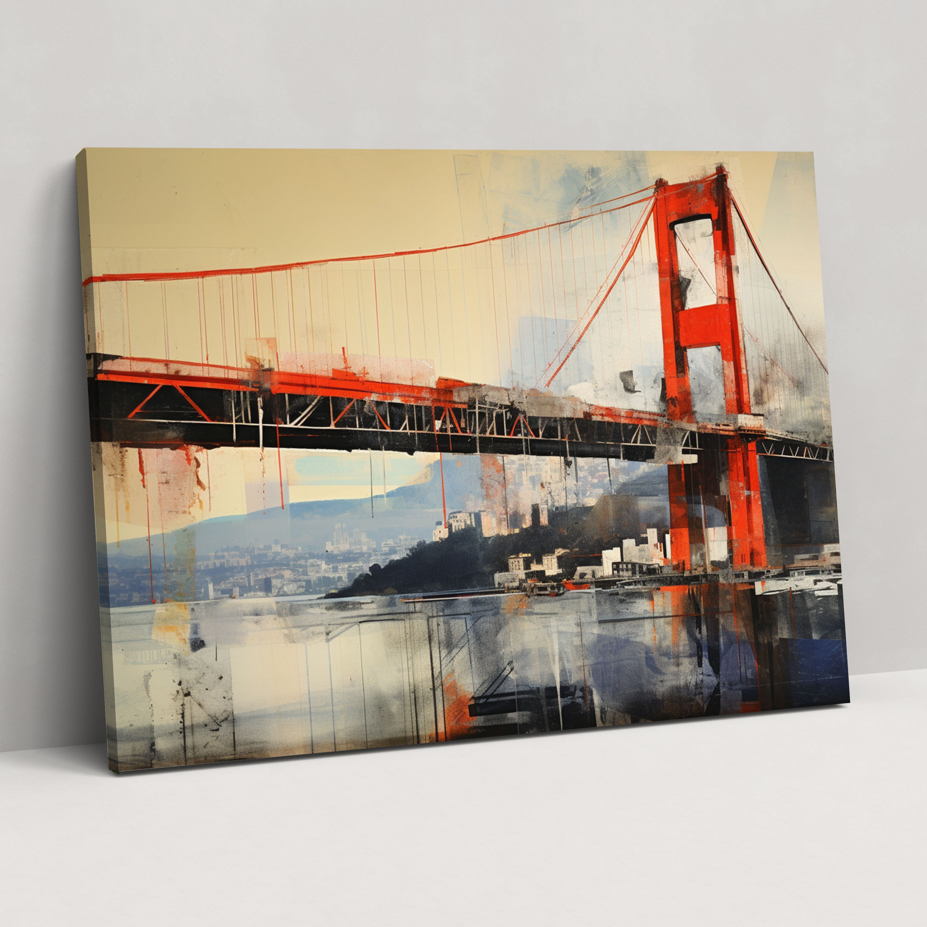 Bosphorus Bridge Canvas Print - Bosphorus Bridge, Bosphorus Bridge, Modern, Visually Intriguing Composition
