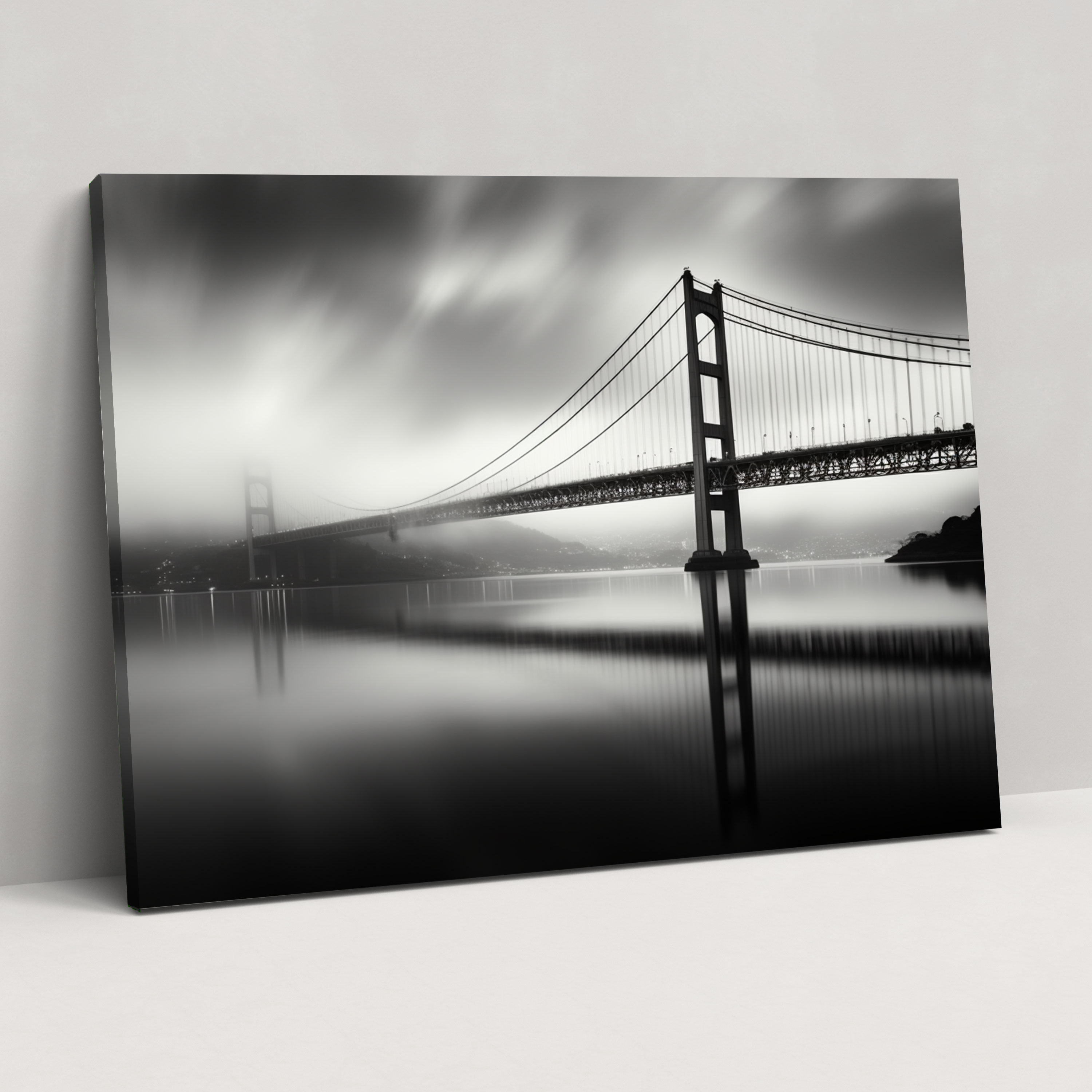 Bosphorus Bridge Canvas Print - Bosphorus Bridge, Canvas, Canvas Wall Art, Reflecting On Water