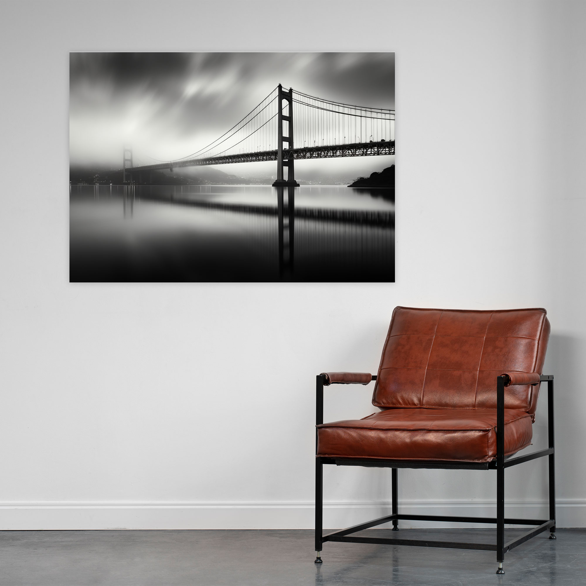 Bosphorus Bridge Canvas Print - Bosphorus Bridge, Canvas, Canvas Wall Art, Reflecting On Water