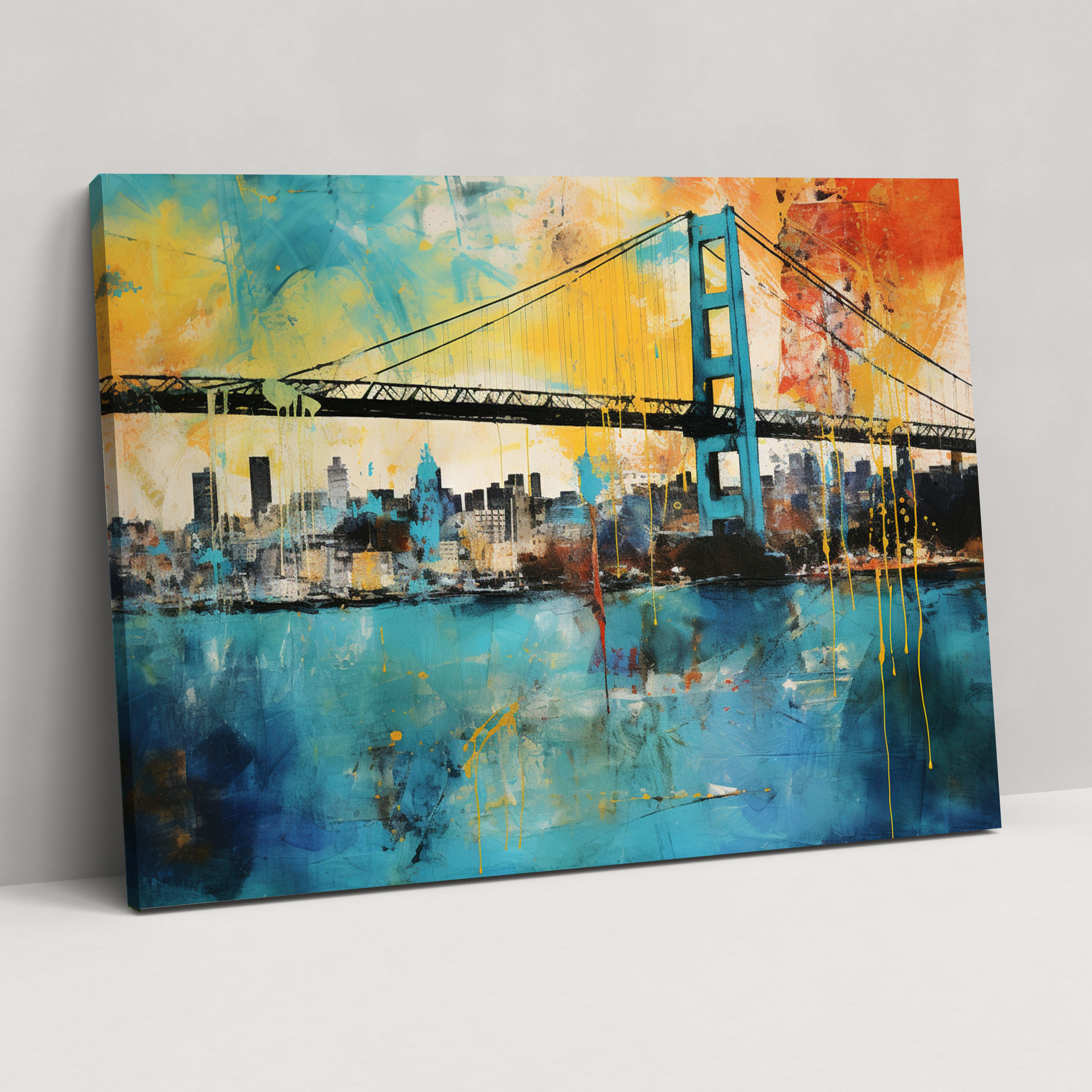 Bosphorus Bridge Canvas Print - Bosphorus Bridge, Eclectic Vibe, Wall Art, Modern