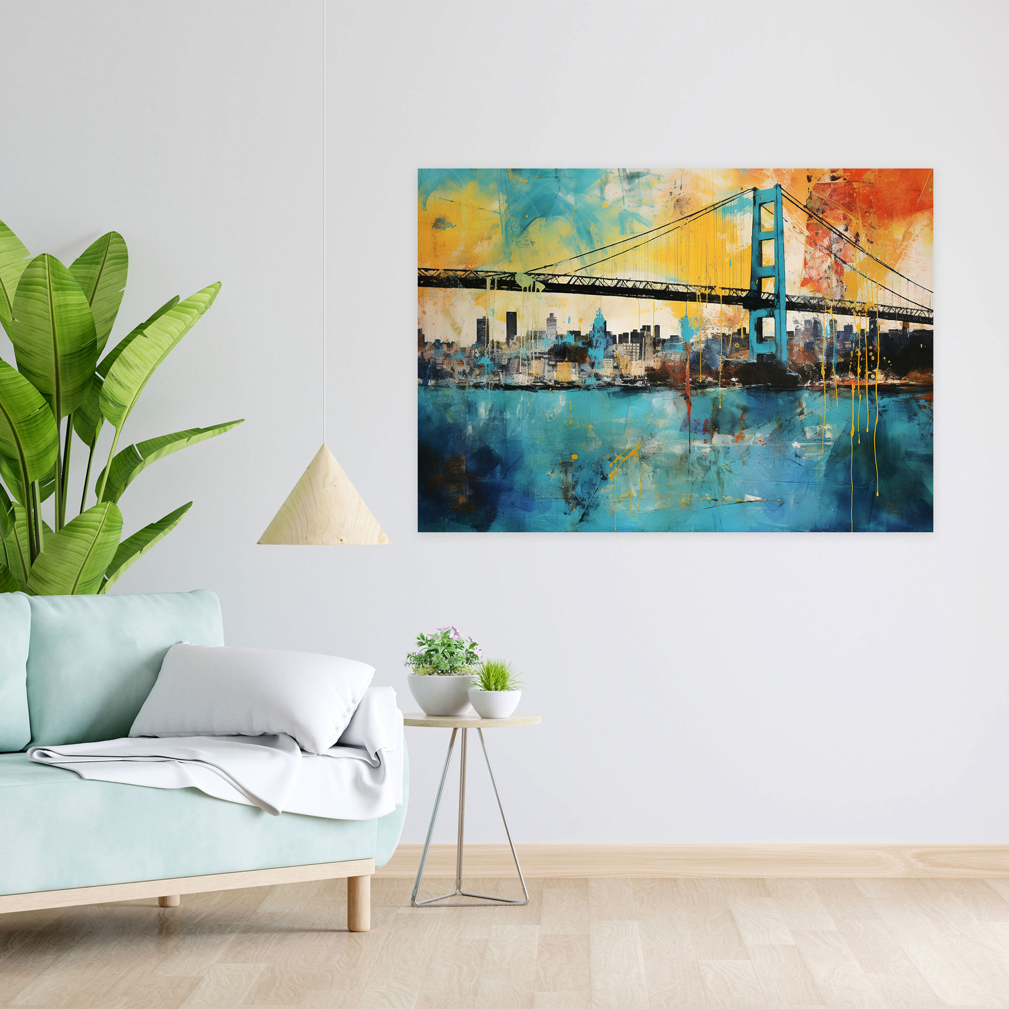 Bosphorus Bridge Canvas Print - Bosphorus Bridge, Eclectic Vibe, Wall Art, Modern