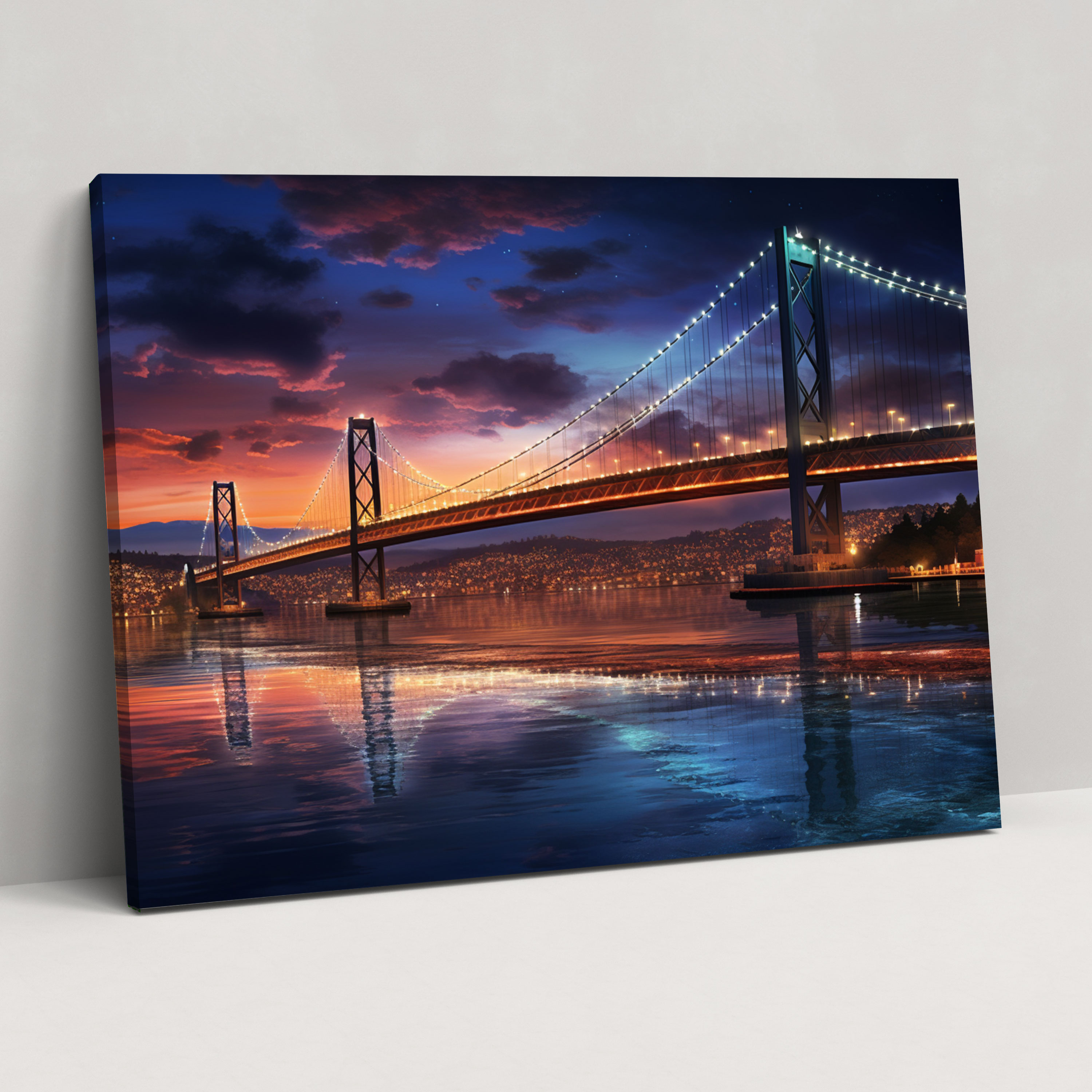 Bosphorus Bridge Wall Art - Bosphorus Bridge, Bosphorus Bridge, Home Decoration, Night