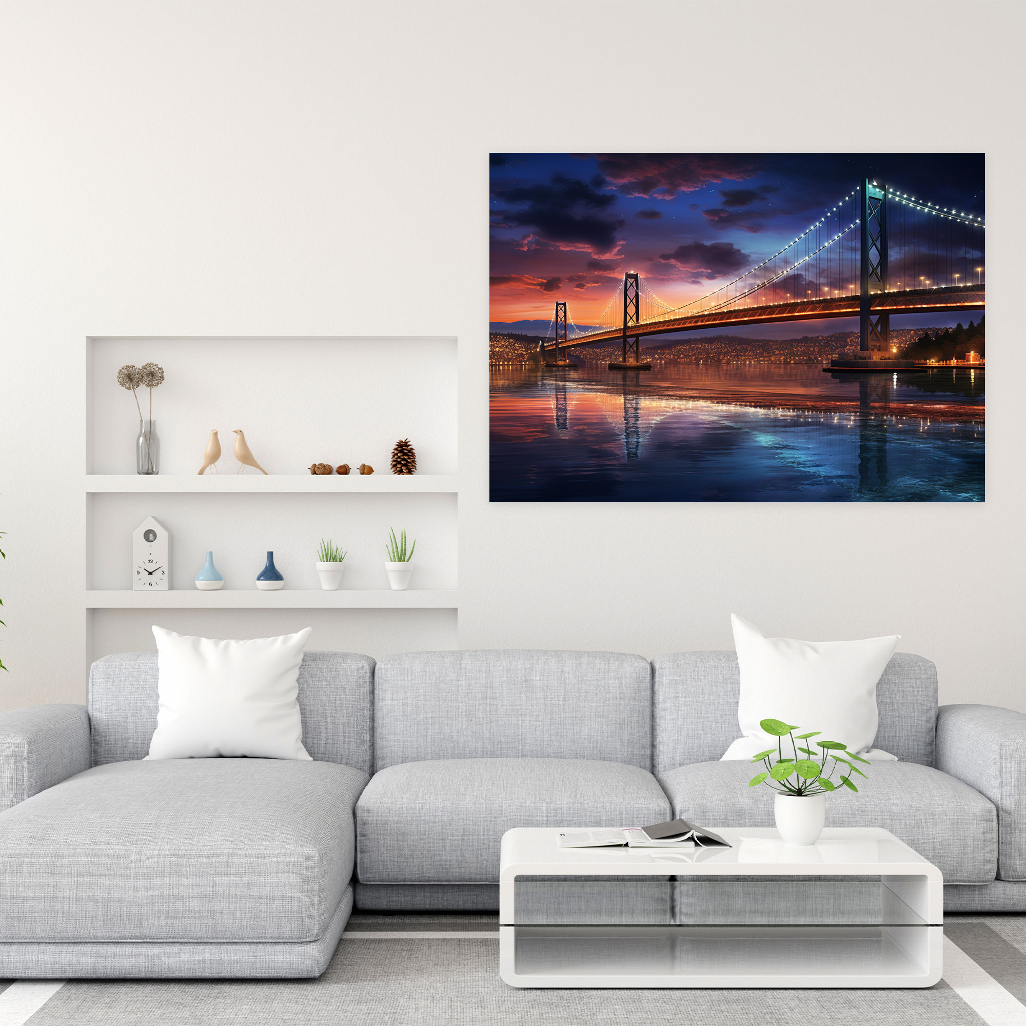 Bosphorus Bridge Wall Art - Bosphorus Bridge, Bosphorus Bridge, Home Decoration, Night