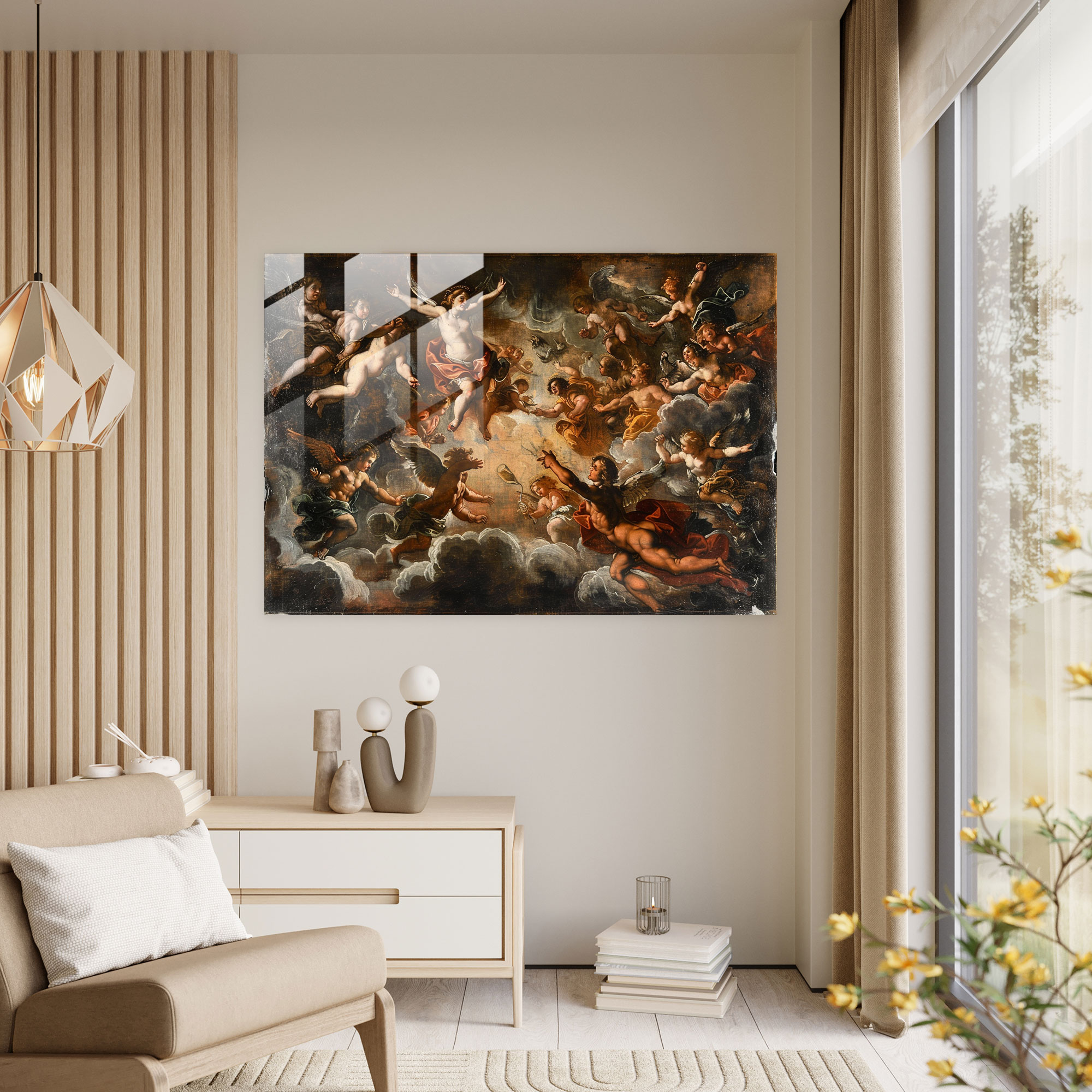 Barok Tarzı Resim Cam Sanatı - Barok Barok Resim Tarzı Dinamik Kompozisyon Modern Sanat