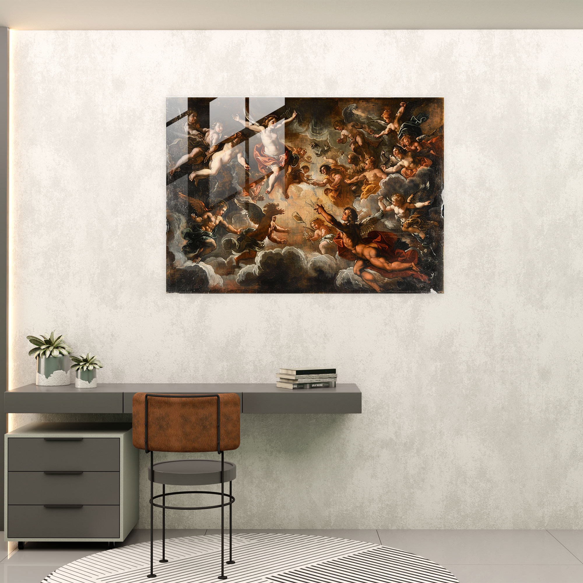 Barok Tarzı Resim Cam Sanatı - Barok Barok Resim Tarzı Dinamik Kompozisyon Modern Sanat