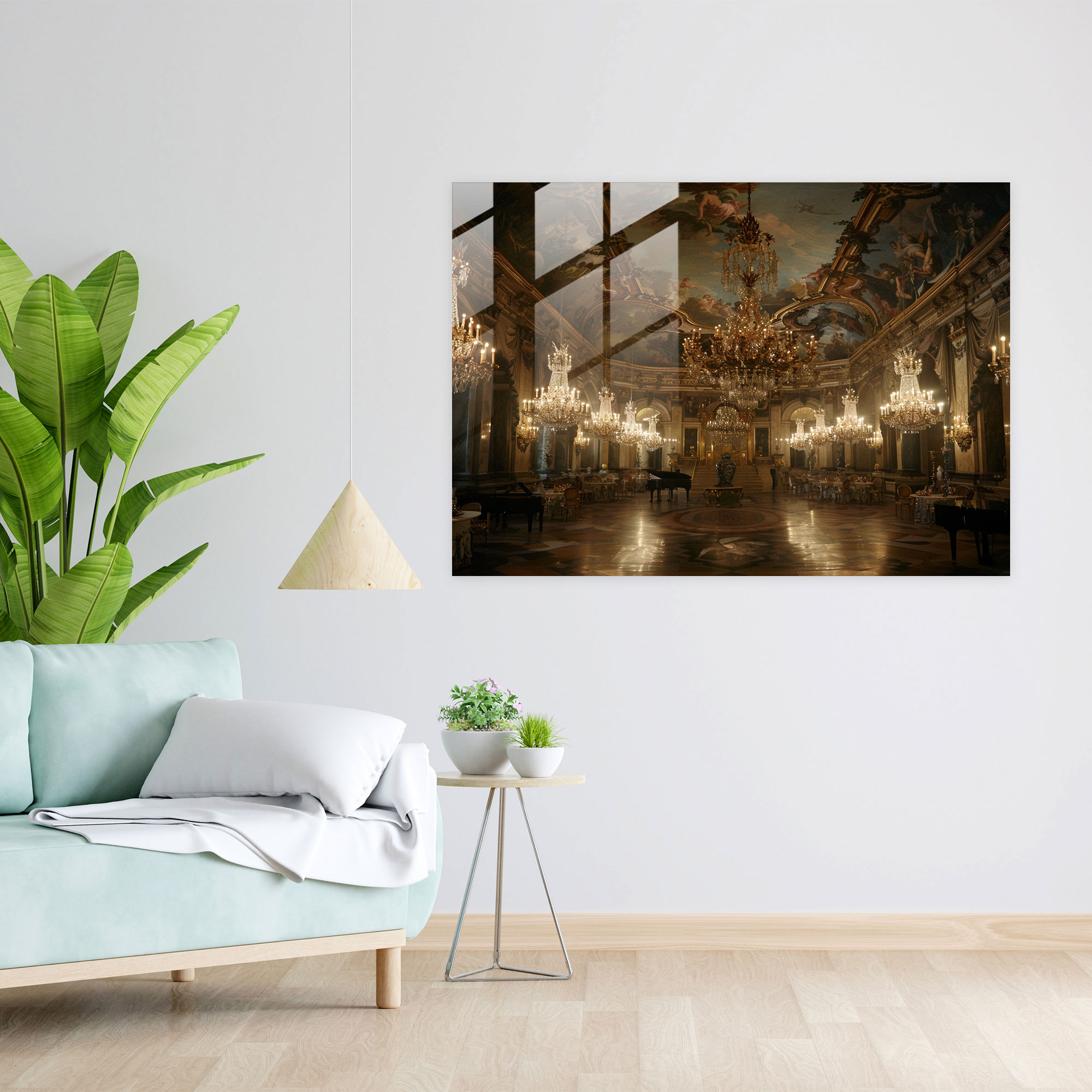 Barok Tarzı Resim Ev Dekorasyonu - Kanvas Tablo Cam Tablo Modern Sanat