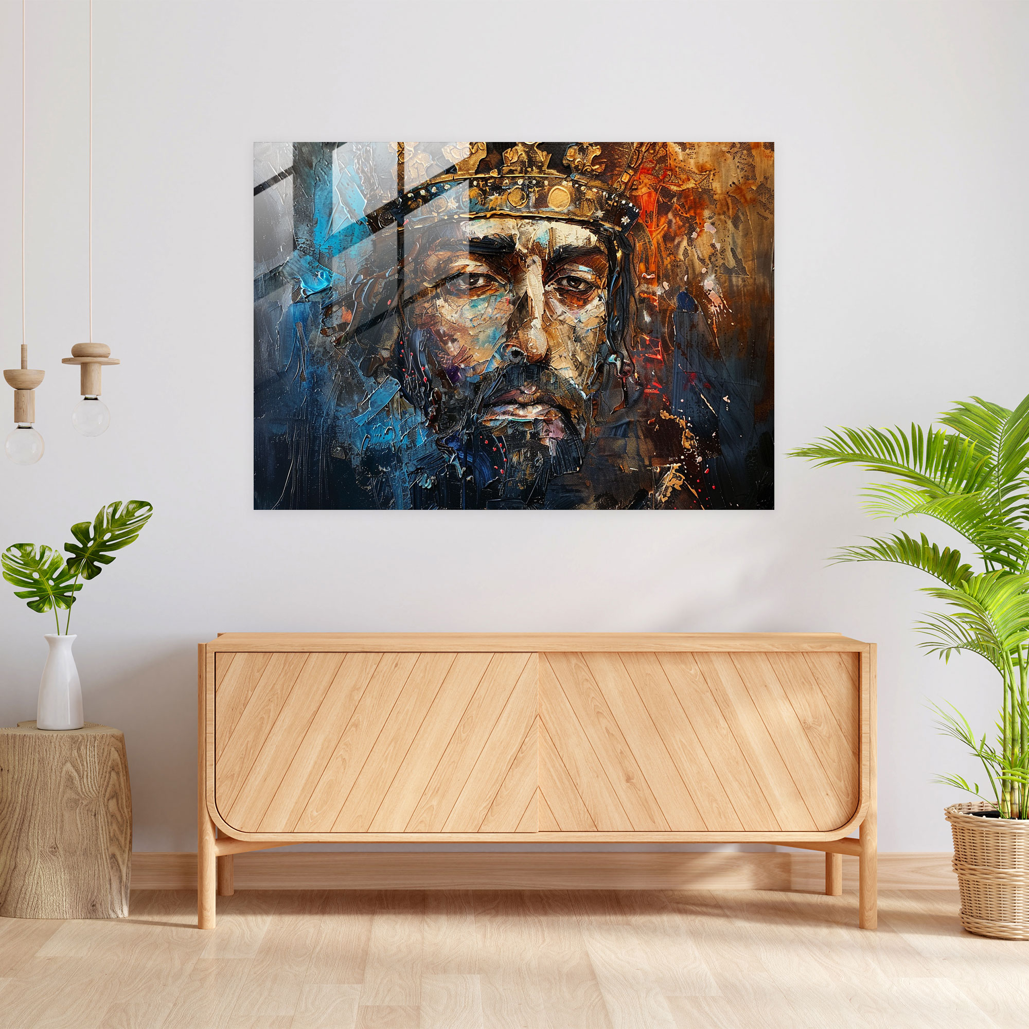 Barok Tarzı Resim Ev Dekorasyonu - Kanvas Tablo Cam Tablo Barok Tarzı Resim Cam Sanatı