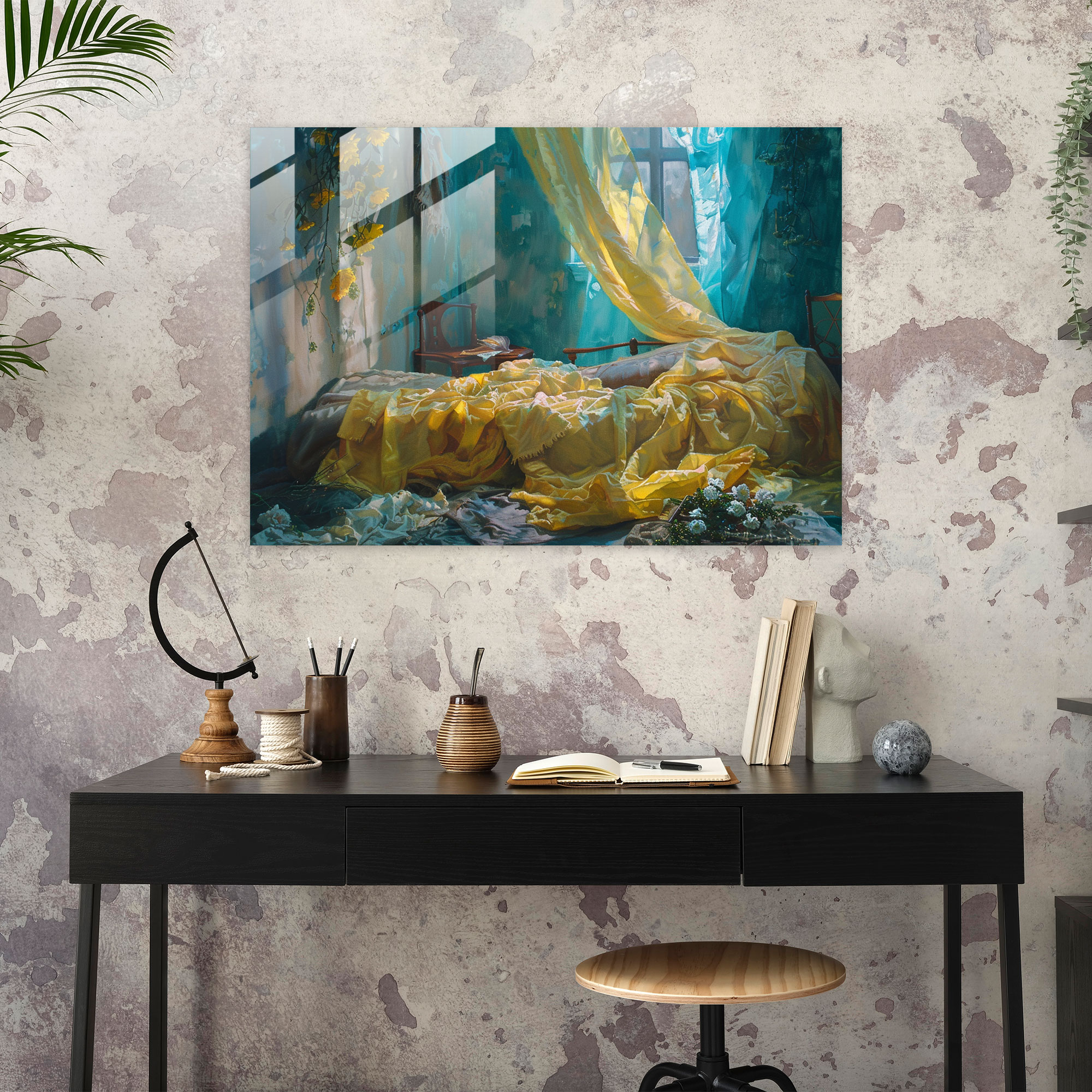 Barok Tarzı Tablo Modern Sanat - Duvar Dekorasyonu Ev Dekorasyonu