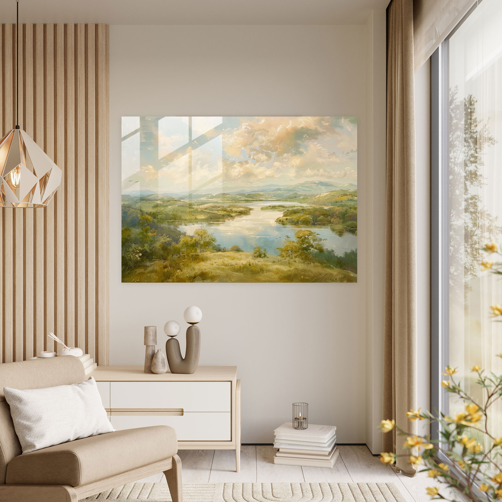 Barok Tarzı Tablo Modern Sanat - Barok Barok Tarzı Tablo Modern Sanat Zarif Fırça Darbeleri
