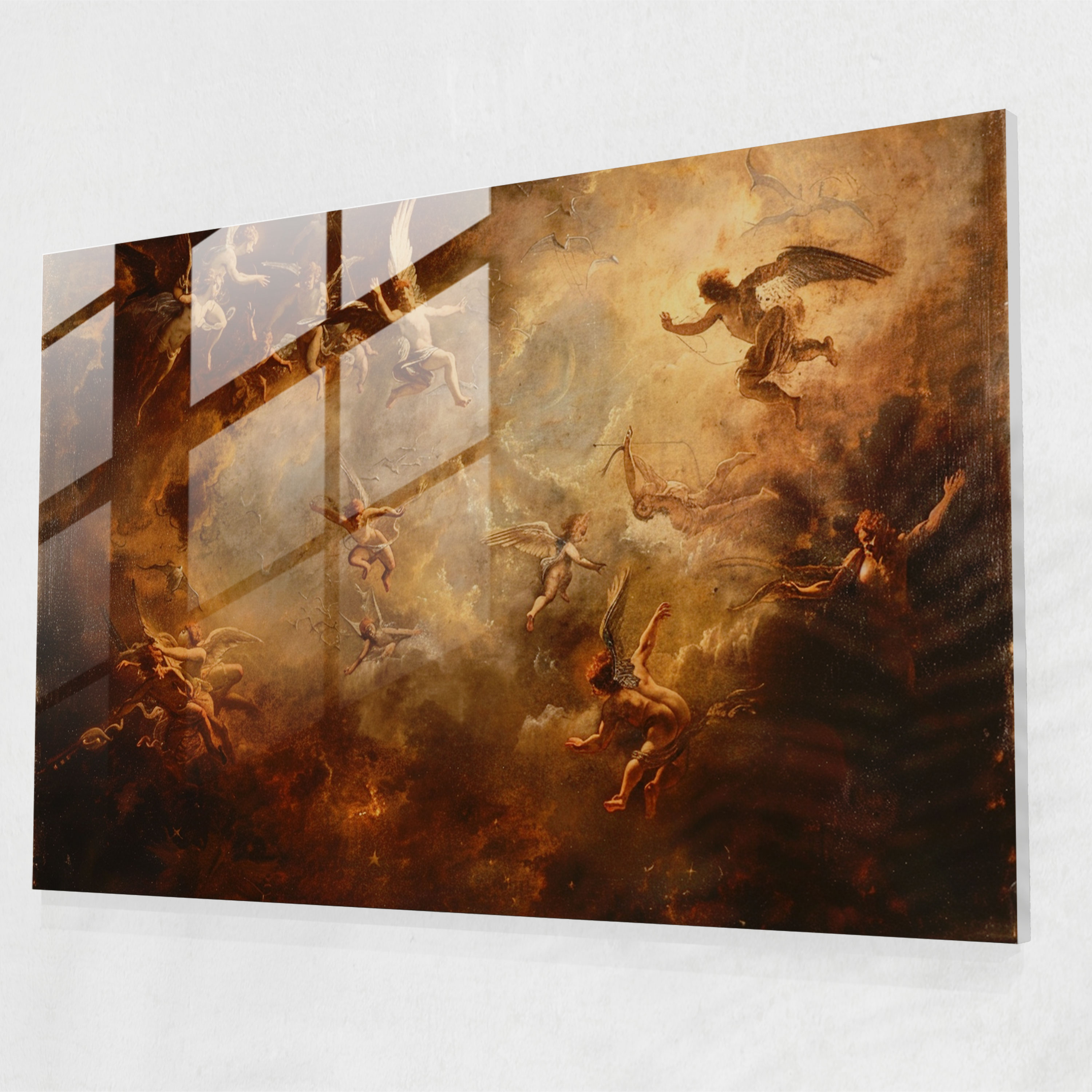 Barok Tarzı Resim Ev Dekorasyonu - Kanvas Tablo Cam Tablo Modern Sanat