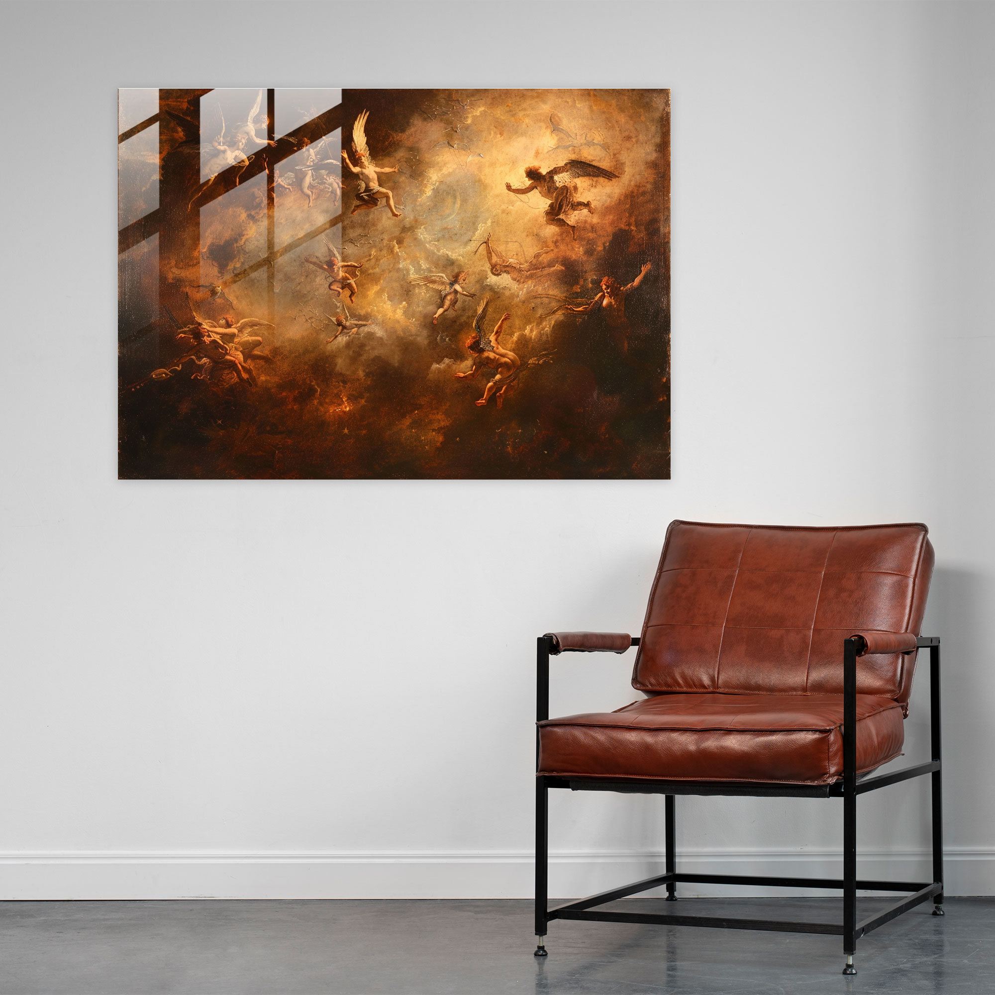 Barok Tarzı Resim Ev Dekorasyonu - Kanvas Tablo Cam Tablo Modern Sanat
