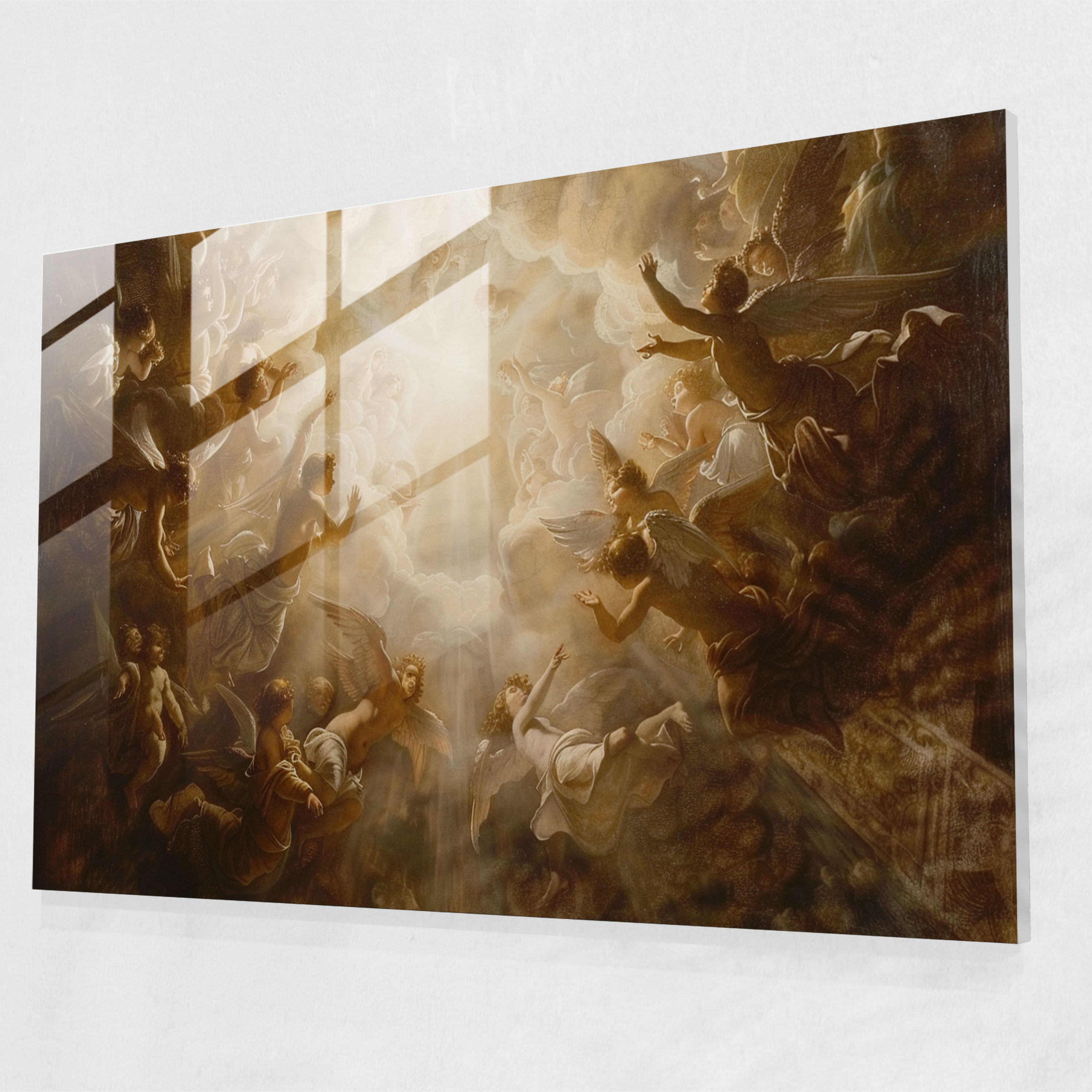 Barok Tarzı Resim Duvar Dekorasyonu - Barok Modern Sanat Duvar Dekorasyonu