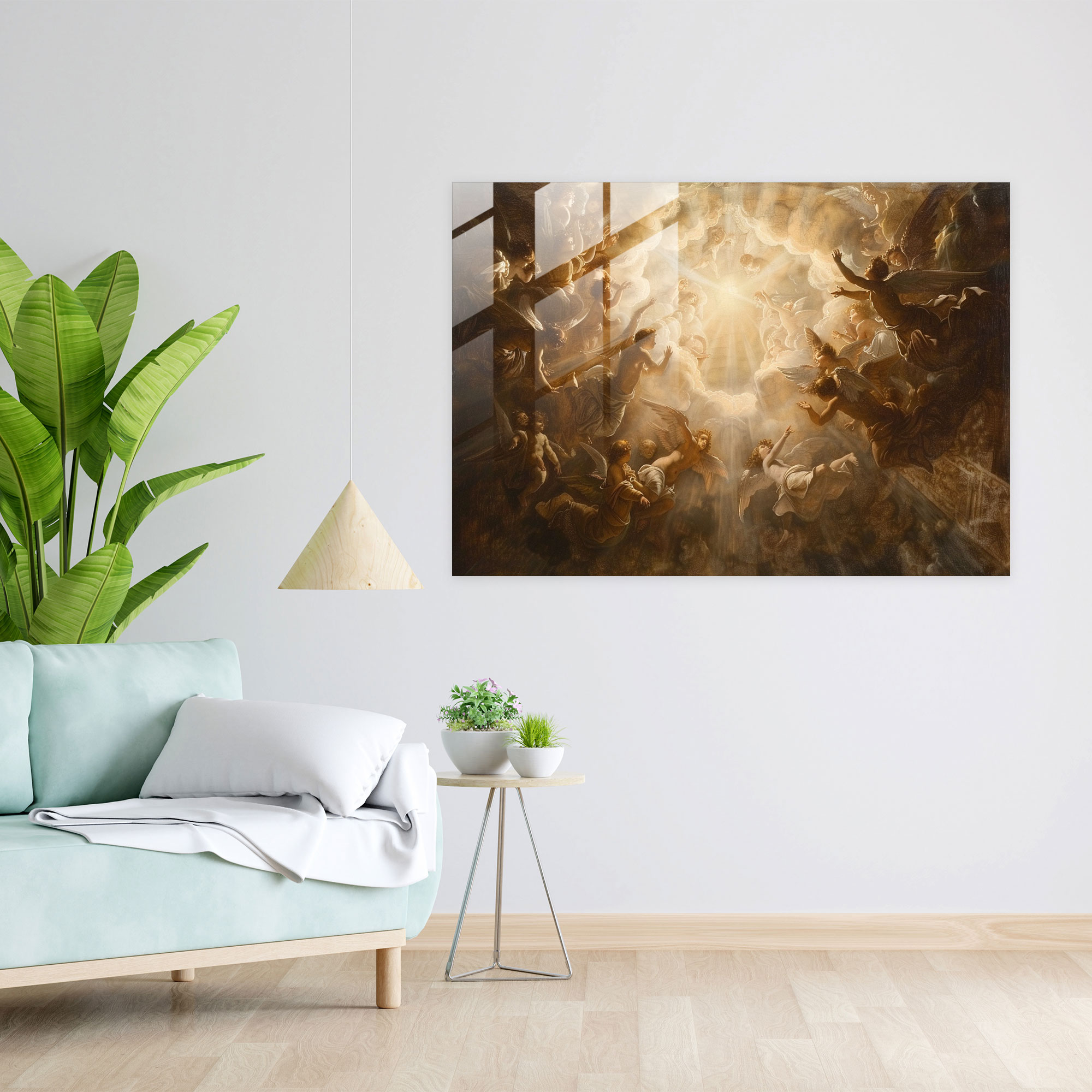 Barok Tarzı Resim Duvar Dekorasyonu - Barok Modern Sanat Duvar Dekorasyonu