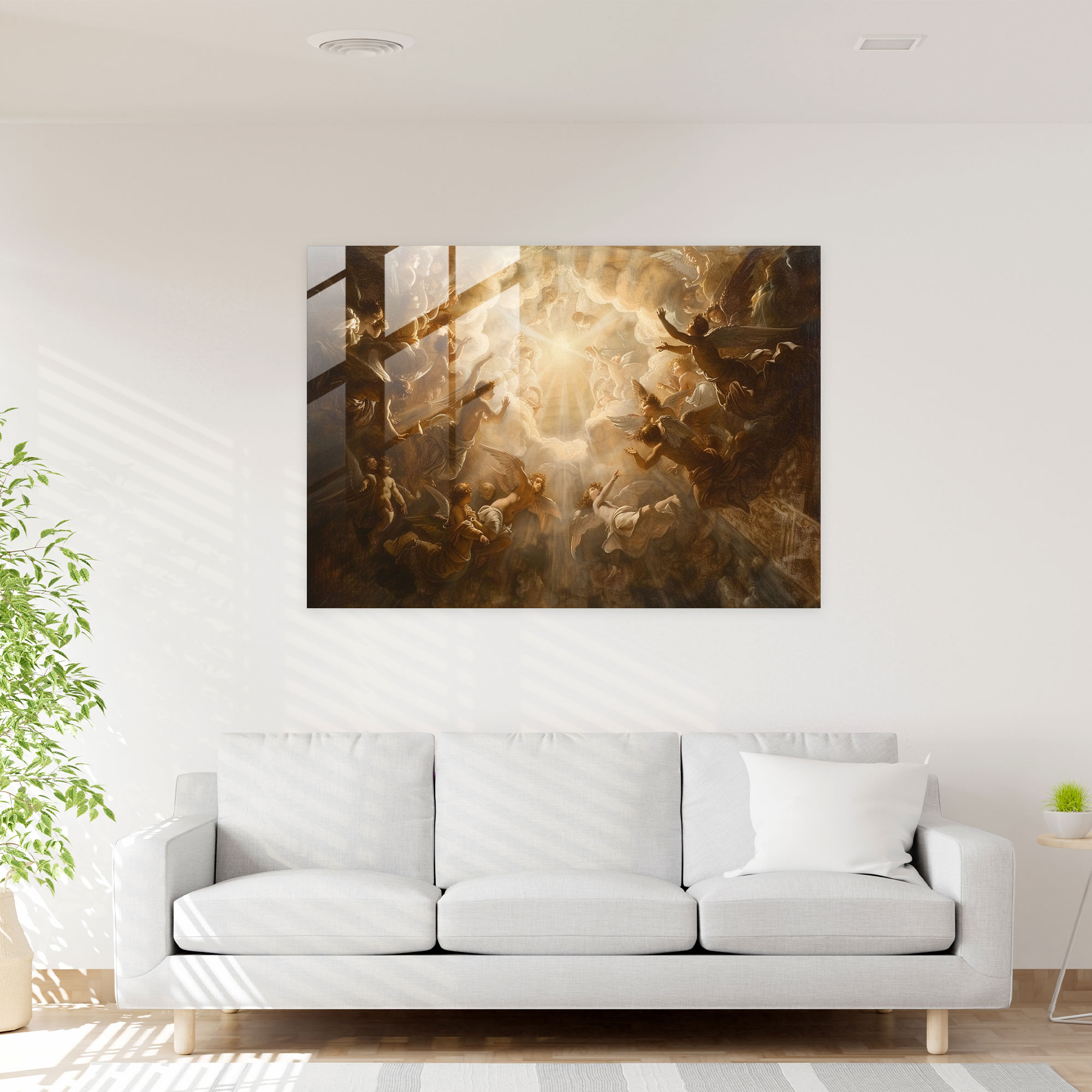 Barok Tarzı Resim Duvar Dekorasyonu - Barok Modern Sanat Duvar Dekorasyonu