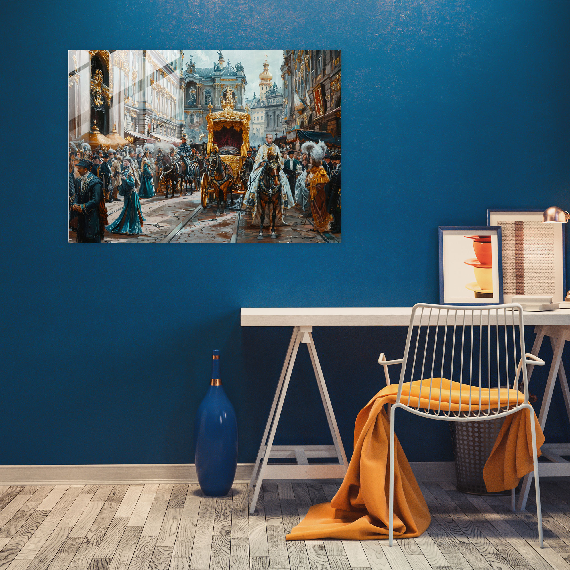 Barok Tarzı Resim Modern Sanat - Kanvas Tablo Ev Dekorasyonu