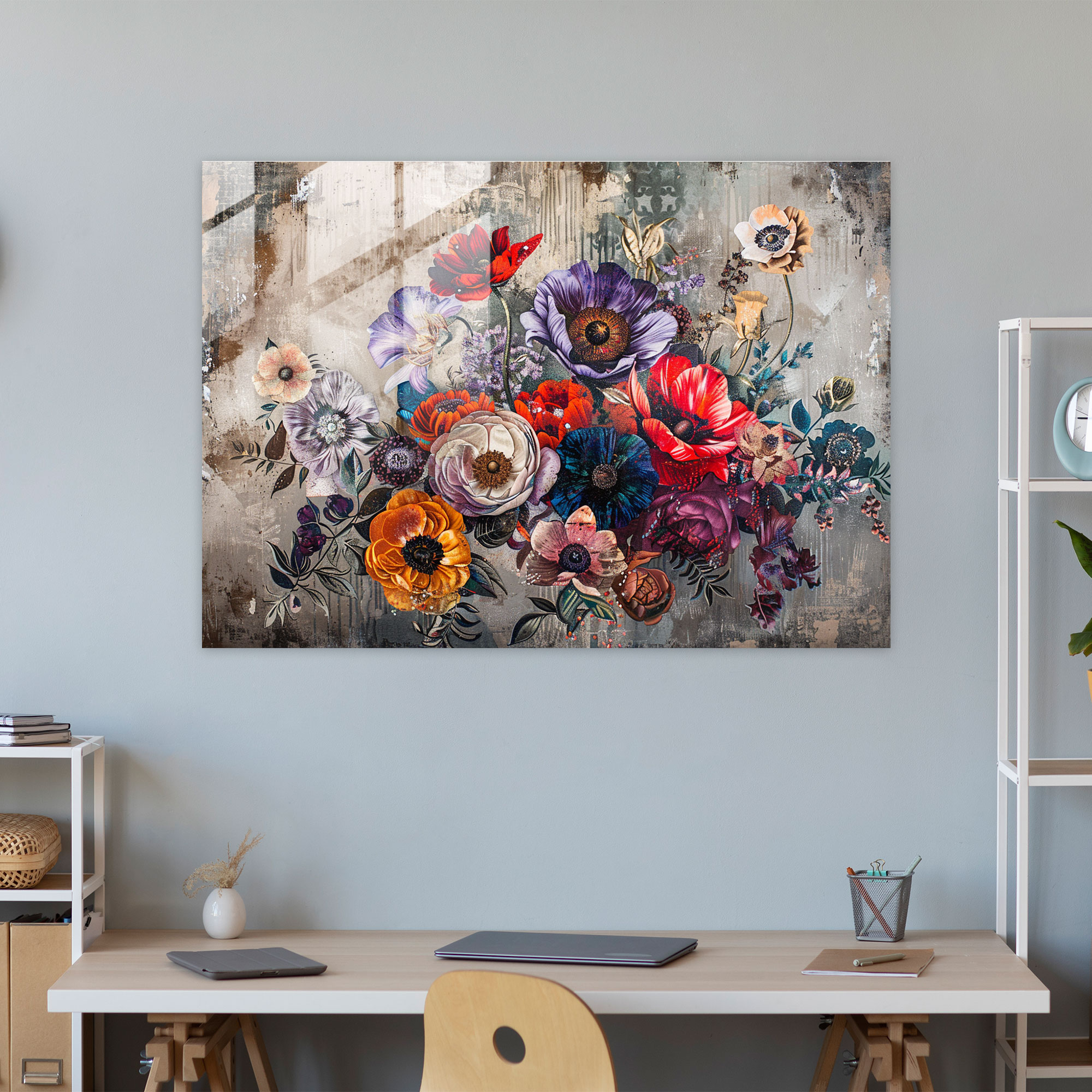 Barok Stil Resim Modern Sanat - Barok Stil Resim Modern Sanat Kanvas Tablo Cam Tablo
