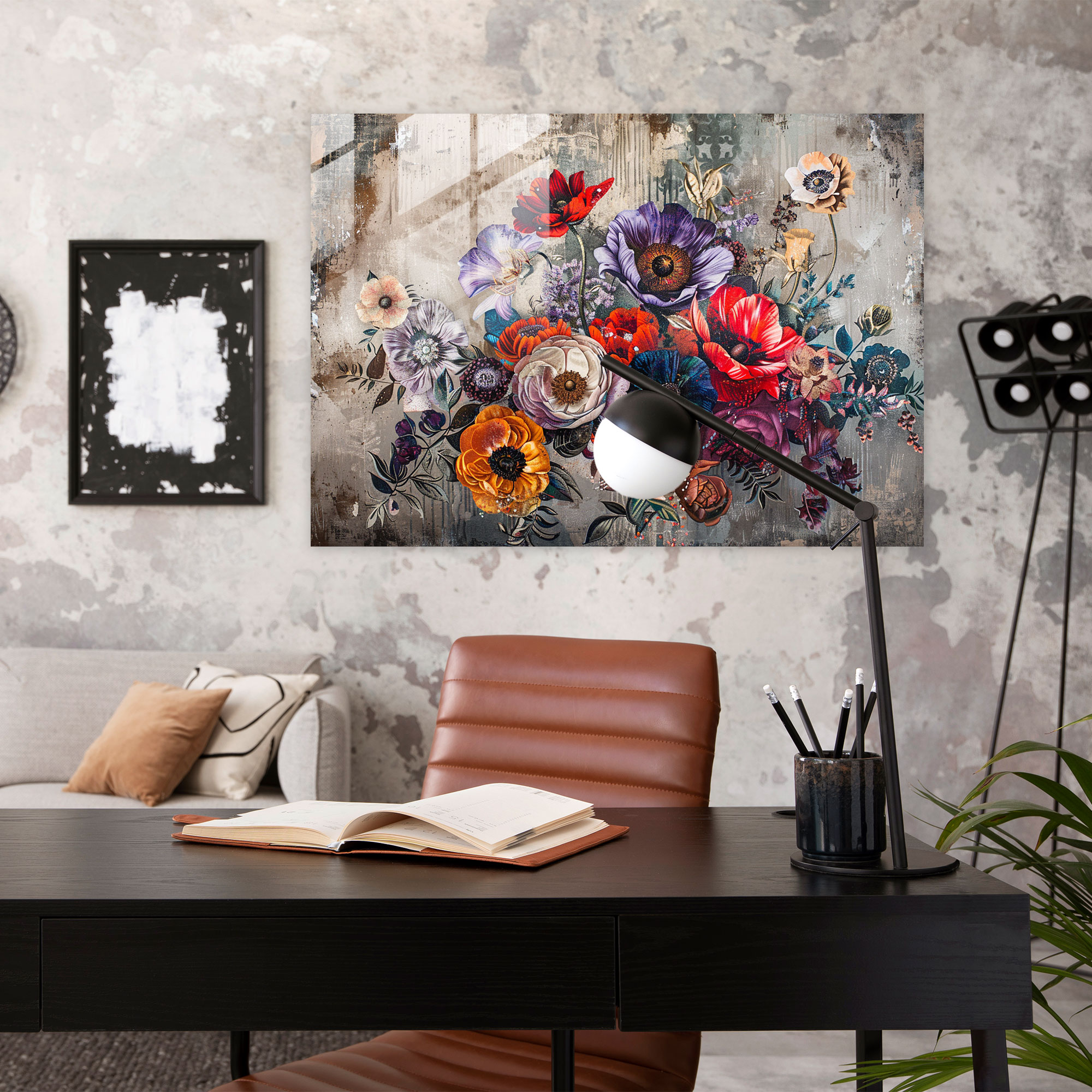 Barok Stil Resim Modern Sanat - Barok Stil Resim Modern Sanat Kanvas Tablo Cam Tablo