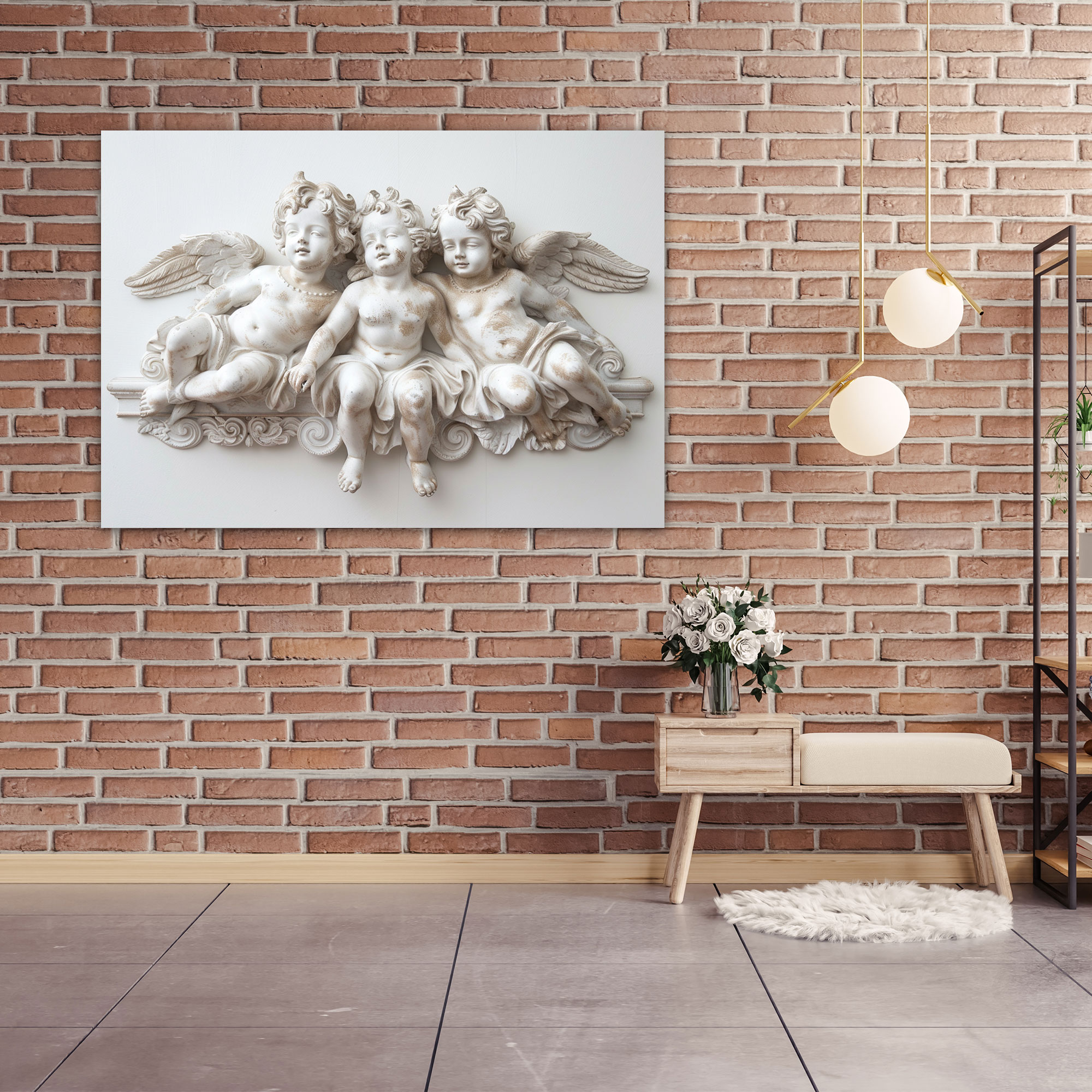Baroque Cherubs And Angels Wall Decoration - Baroque, Cherubs, Wall Decoration, Baroque