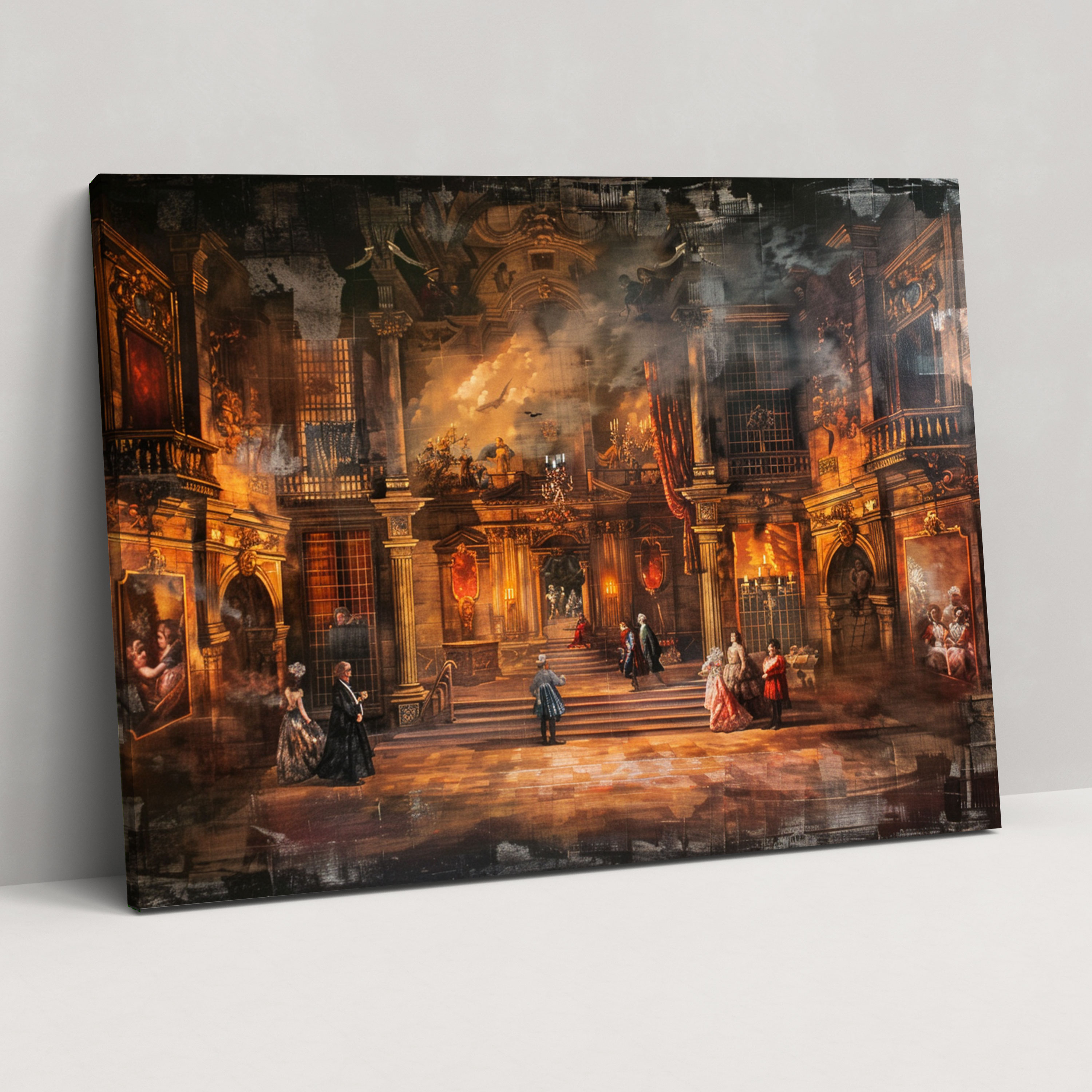 Dramatic Baroque Theatrical Canvas Print - Baroque, Wall Decoration, Dramatic, Home Decoration