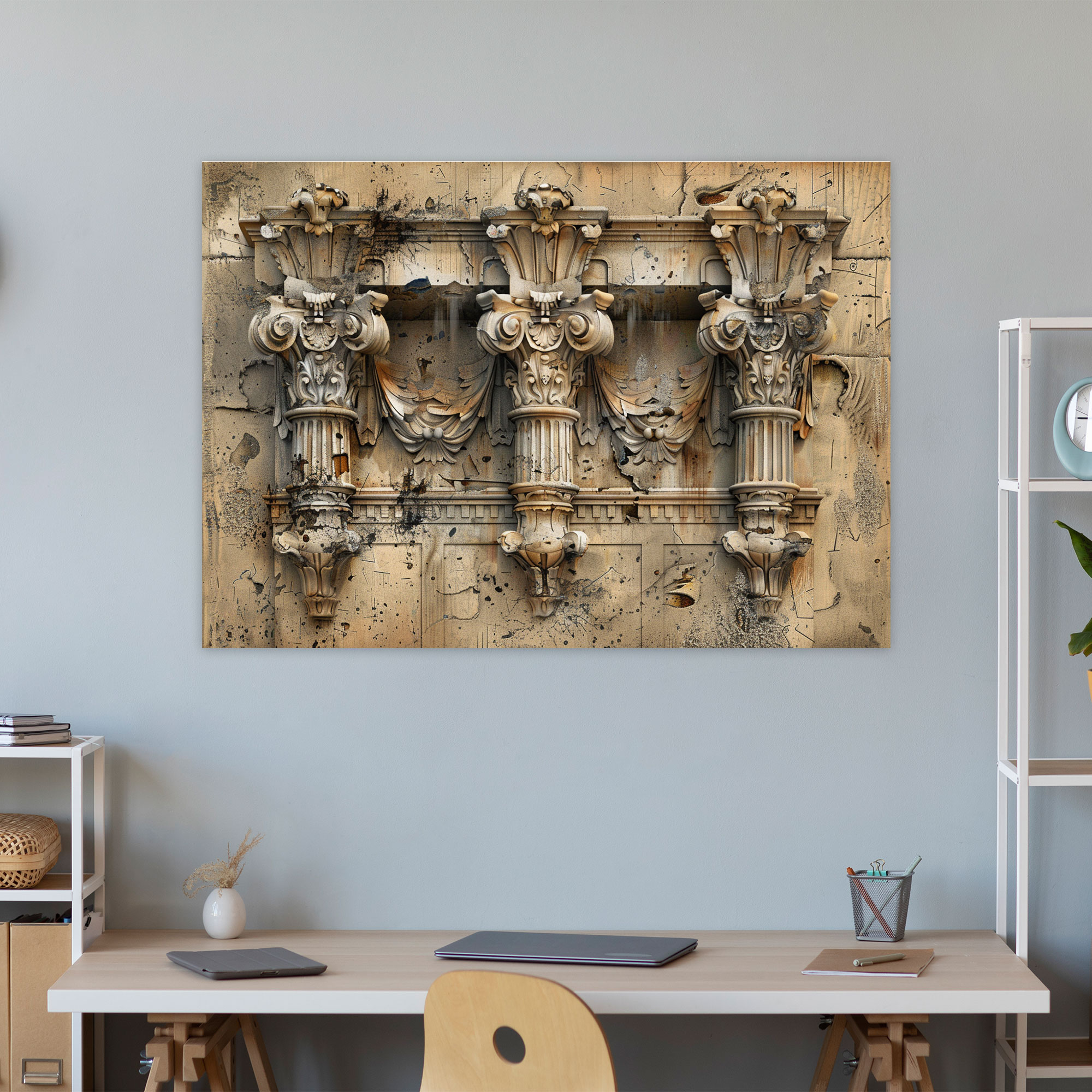Baroque Architectural Elements Wall Art - Baroque, Canvas Print, Architectural Elements, Canvas Wall Art