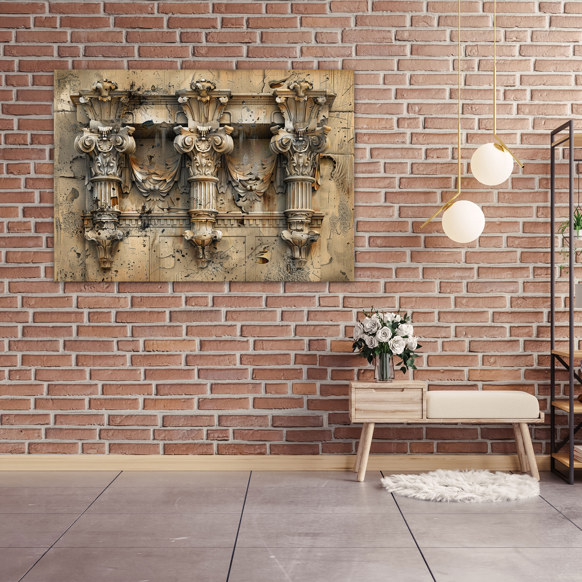 Baroque Architectural Elements Wall Art - Baroque, Canvas Print, Architectural Elements, Canvas Wall Art