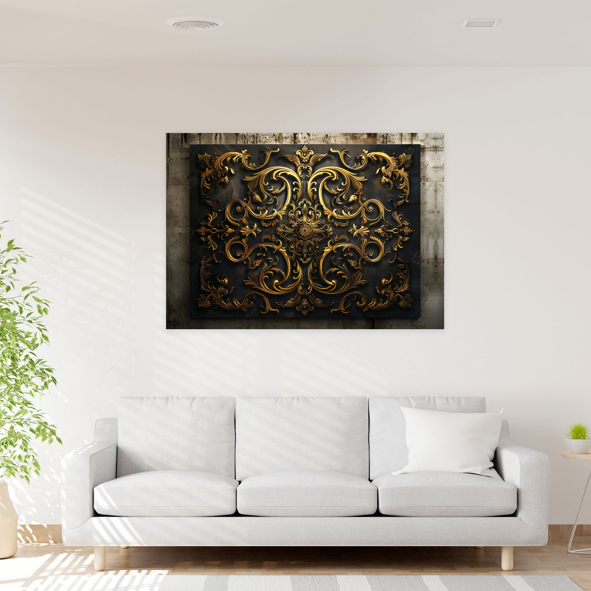 Baroque Ornamental Motifs Canvas Print - Baroque, Canvas Wall Art, Canvas, Baroque
