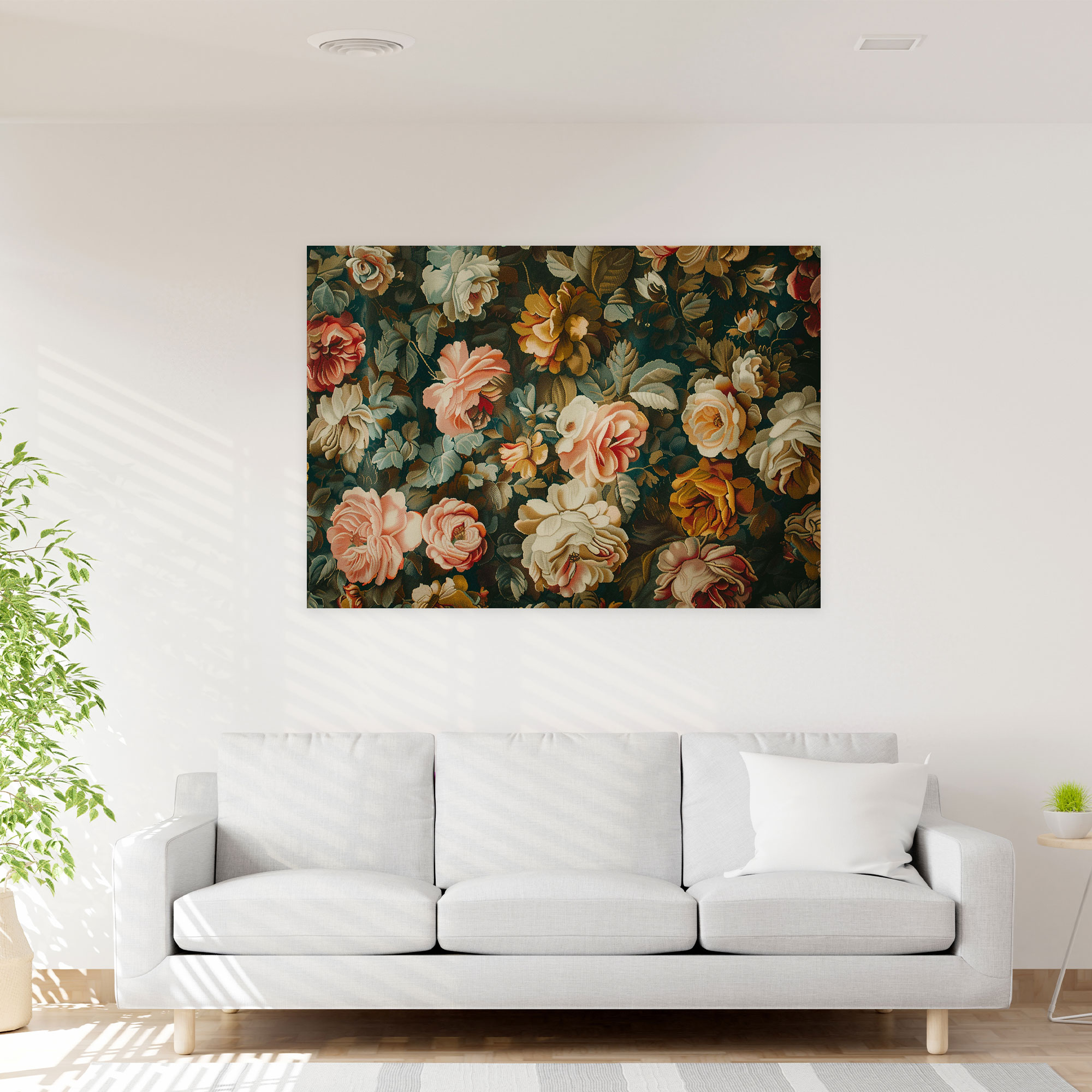 Baroque Intricate Tapestry Wall Decoration - Baroque, Canvas, Canvas Wall Art, Home Decoration