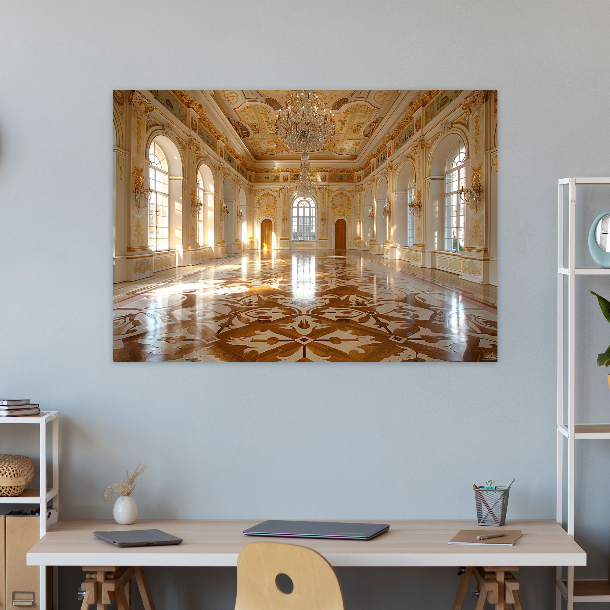 Baroque Luxurious Ballroom Wall Art - Baroque, Ornate Decorations, Home Decoration, Wall Art