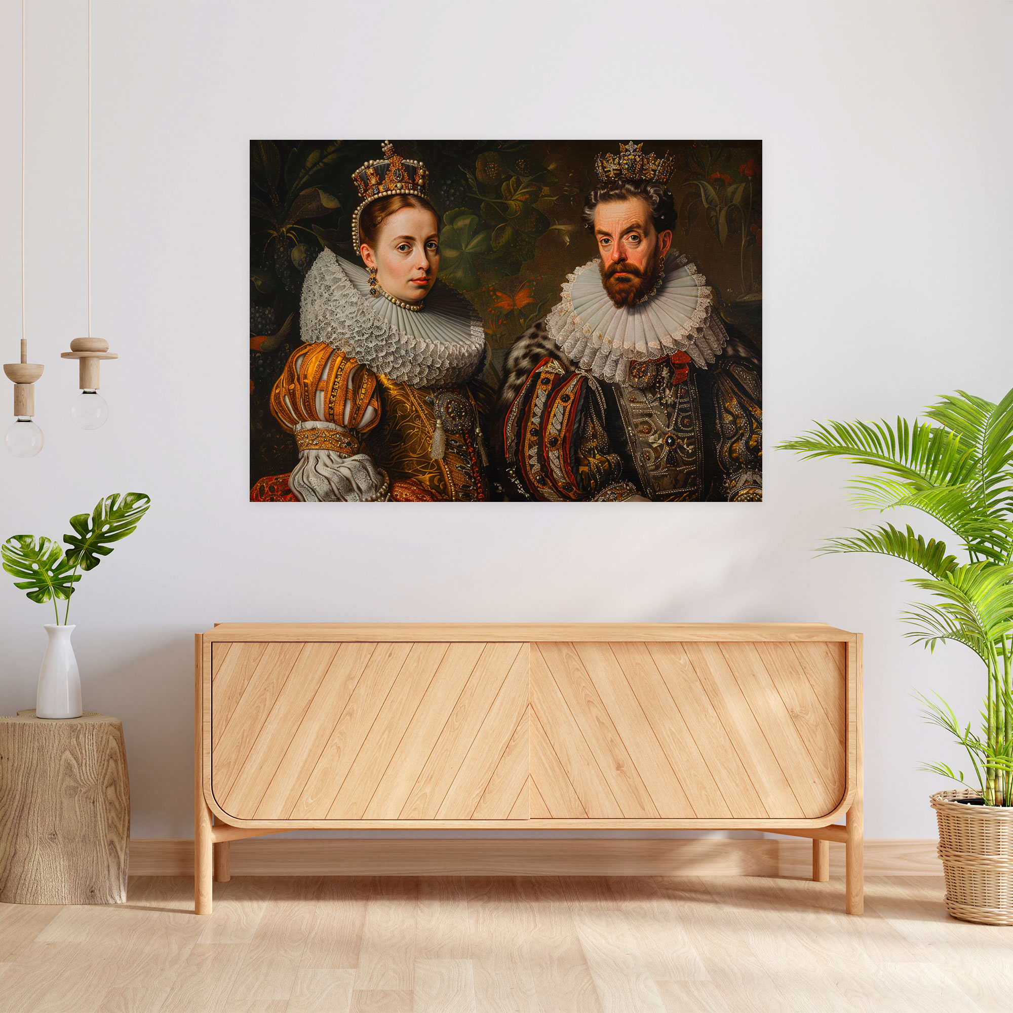Baroque Style Painting King And Queen Wall Art - Baroque, Canvas, Wall Art, Home Decoration