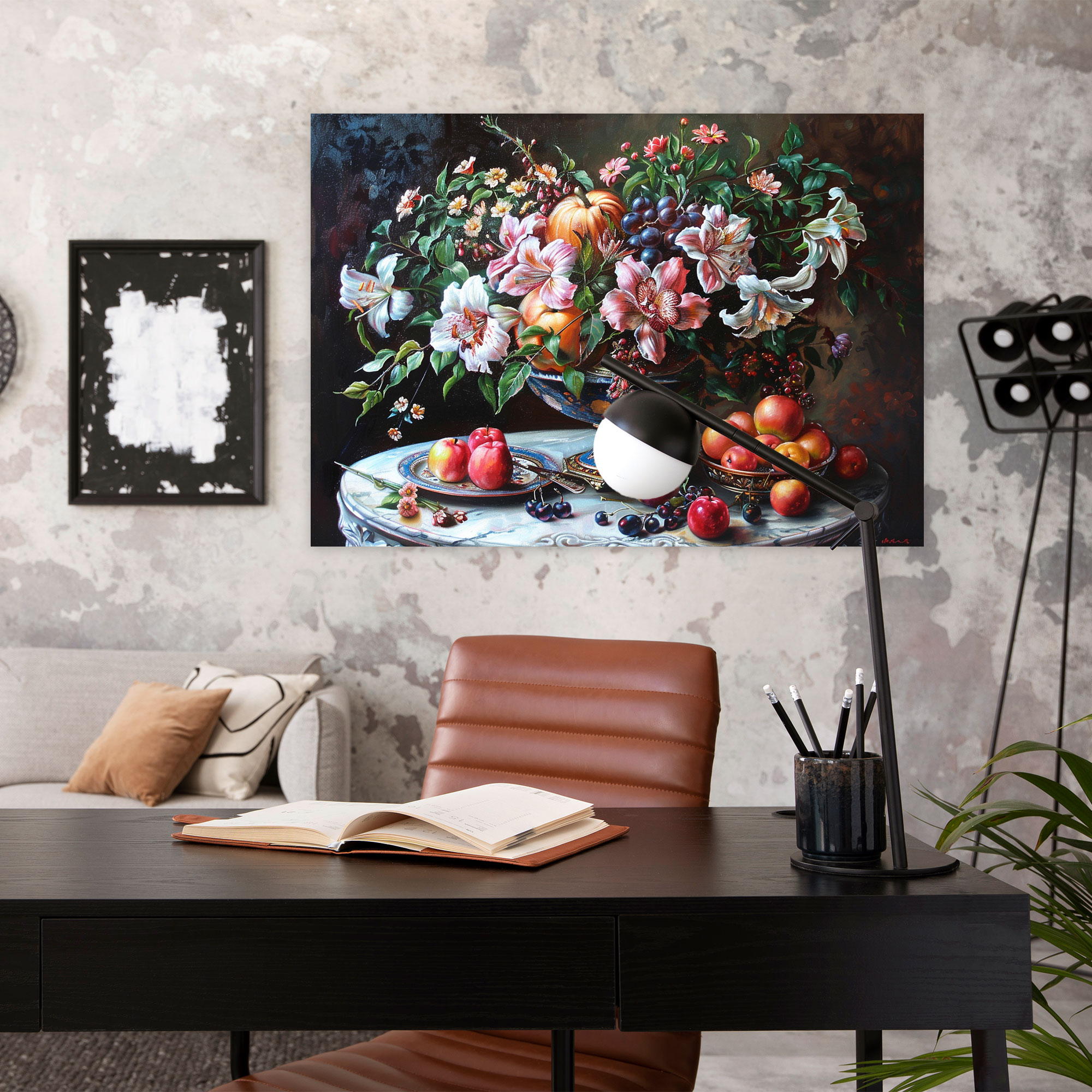 Baroque Style Painting Still Life Canvas Print - Baroque, Canvas Wall Art, Canvas Print, Canvas
