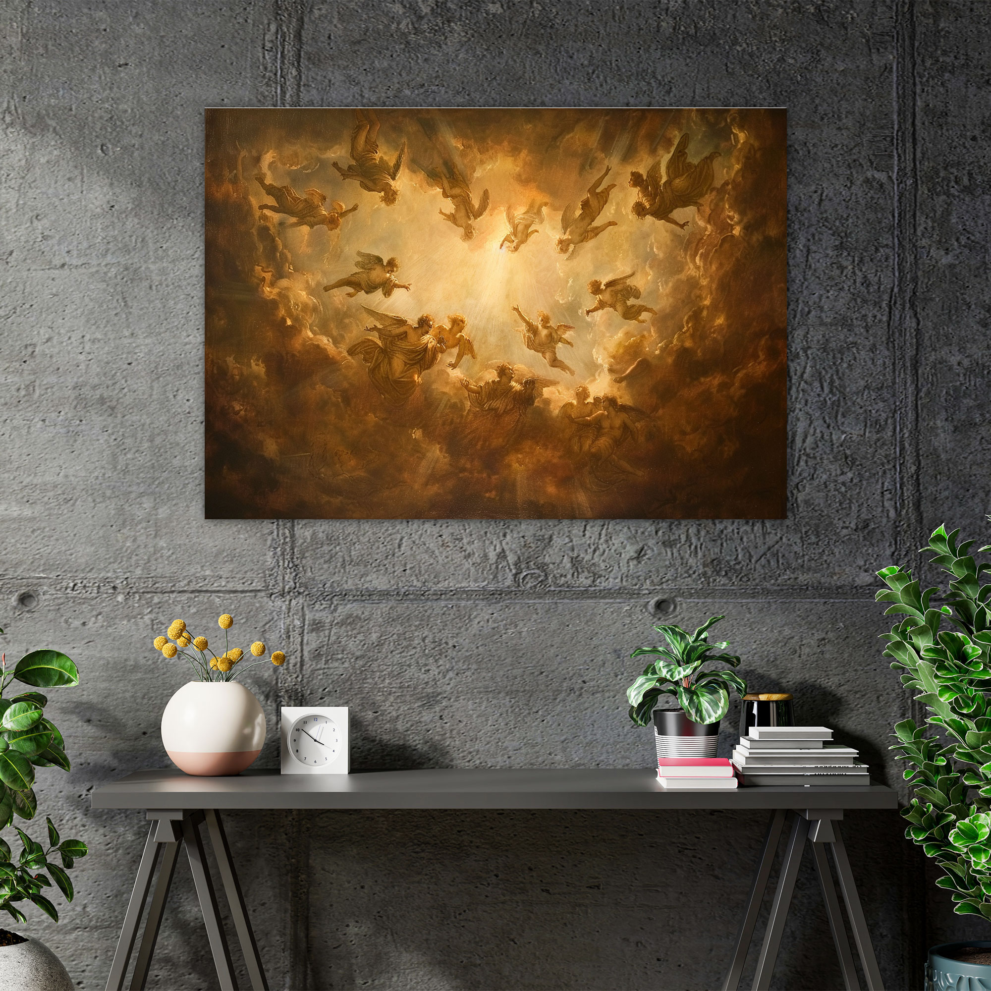 Baroque Style Painting Wall Art - Baroque, Canvas Wall Art, Baroque Style Painting, Home Decoration